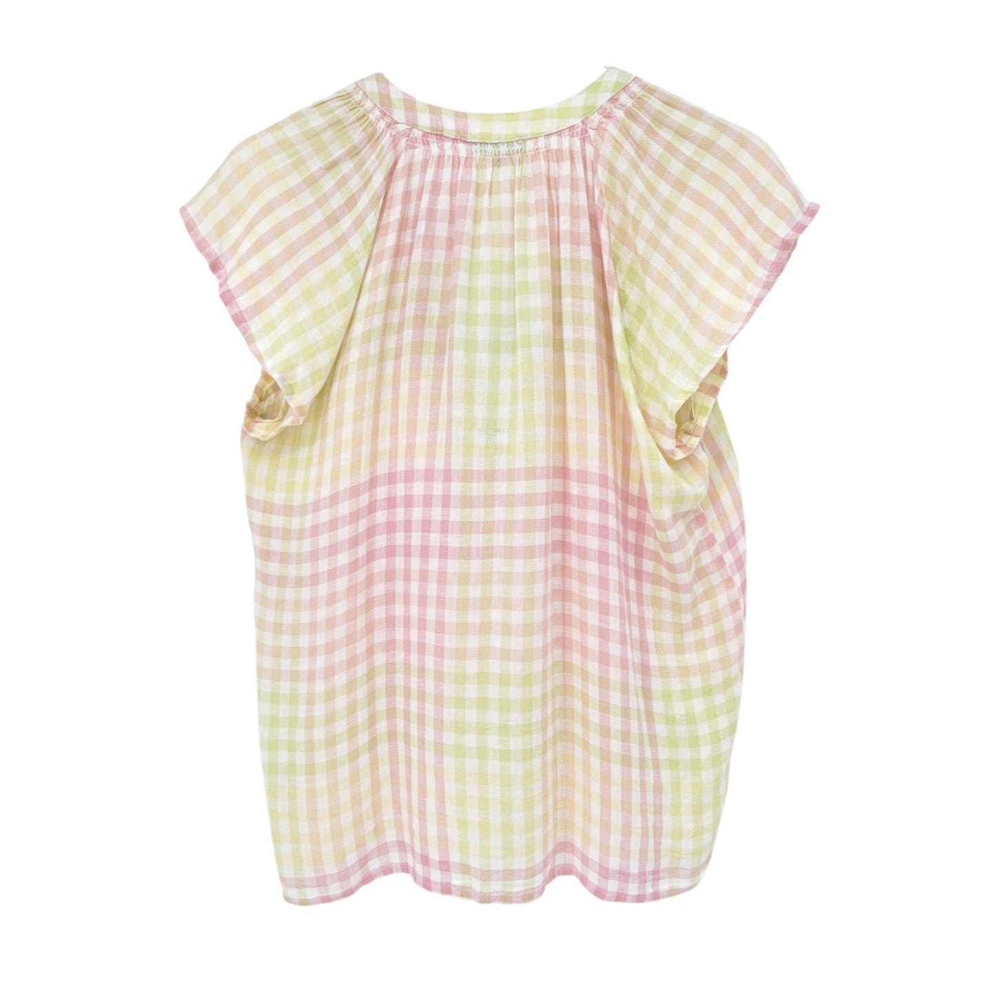 RAILS Alena SS Button Down in Lemon Raspberry S