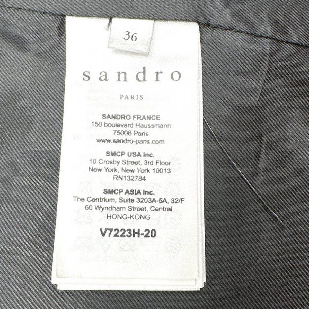 SANDRO Brooch Jacket S