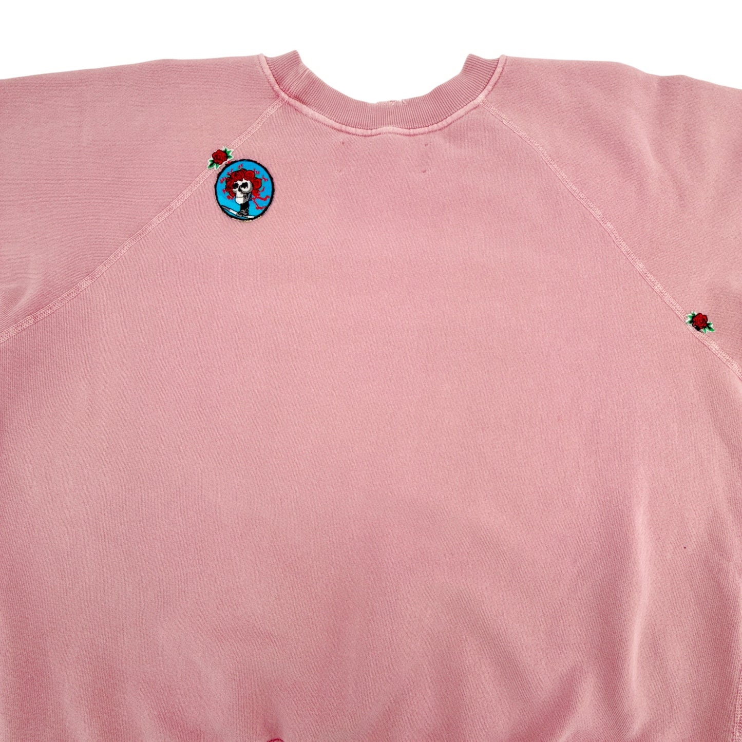 MADEWORN Grateful Dead Shrunken Sweatshirt in Petal M