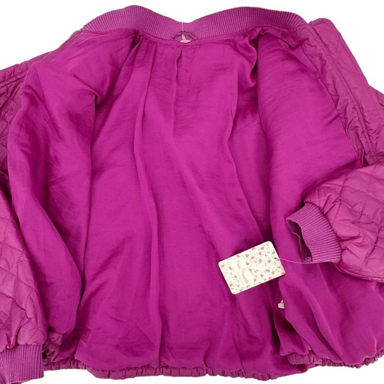FREE PEOPLE Easy Quilted Bomber in Pink S
