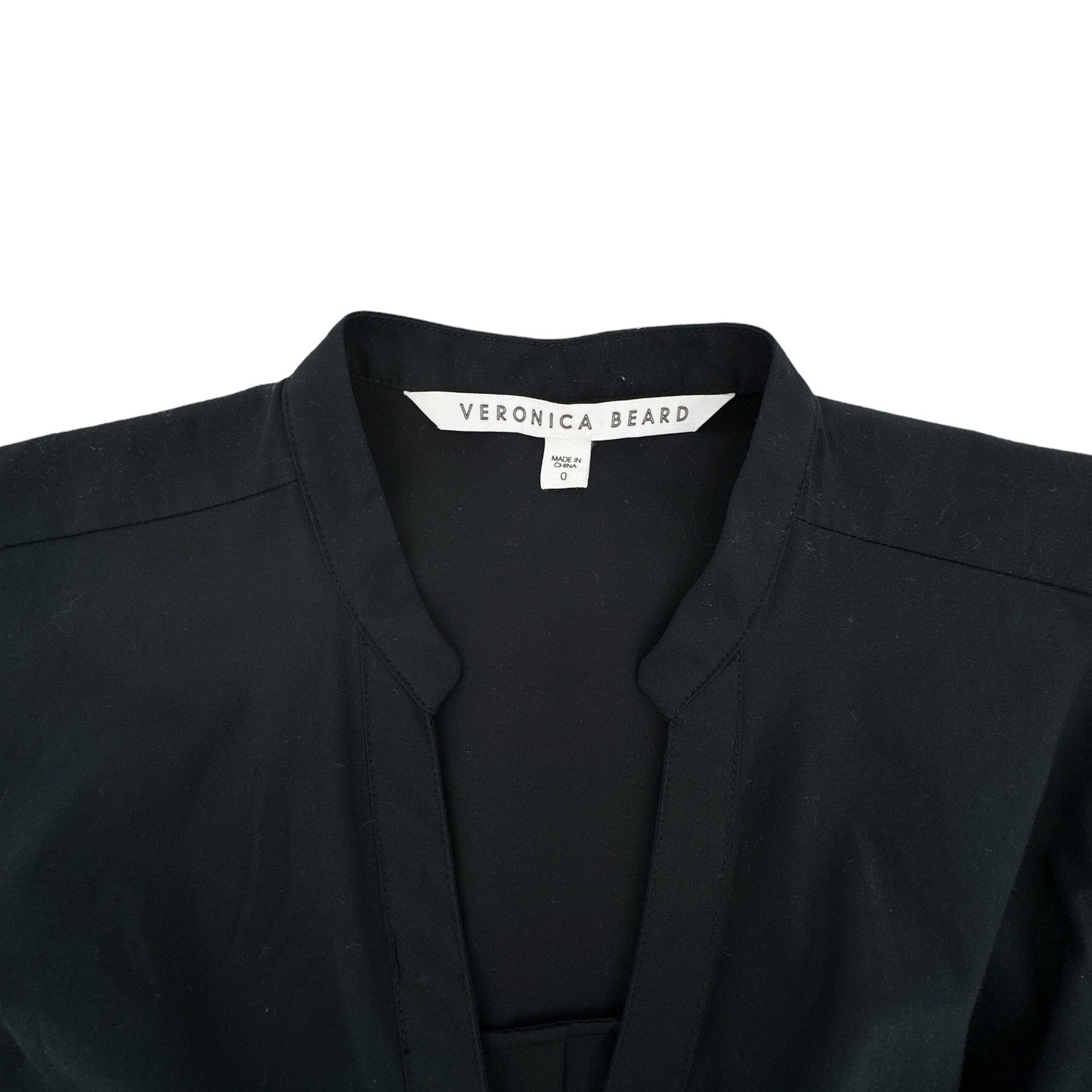 VERONICA BEARD Ruched Shirt Dress 0
