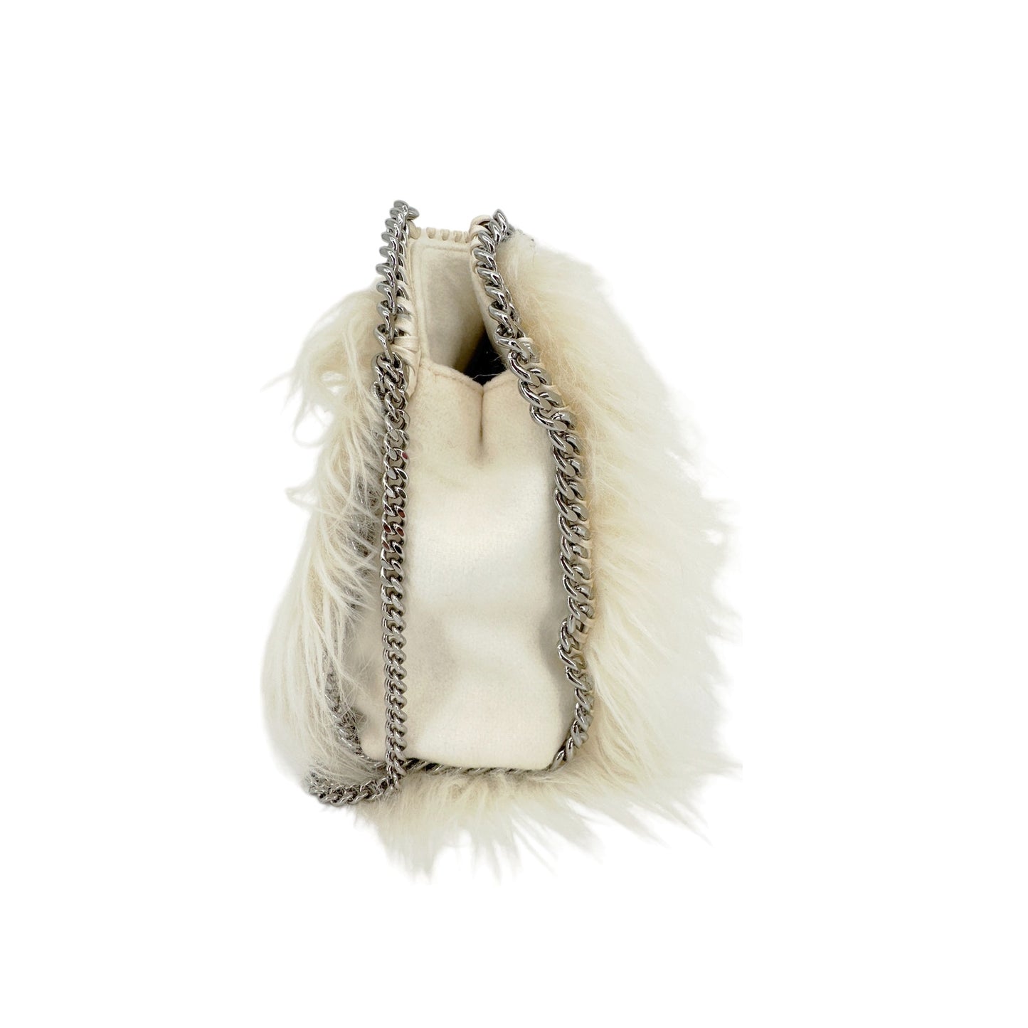STELLA McCARTNEY Falabella Mini Furry Tote Bag