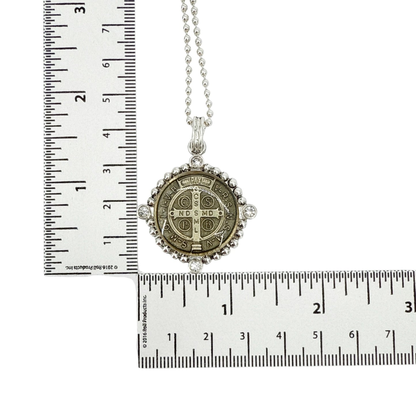 VIRGINS SAINTS & ANGELS VSA Bespoke San Benito Charm Necklace in Sterling Silver