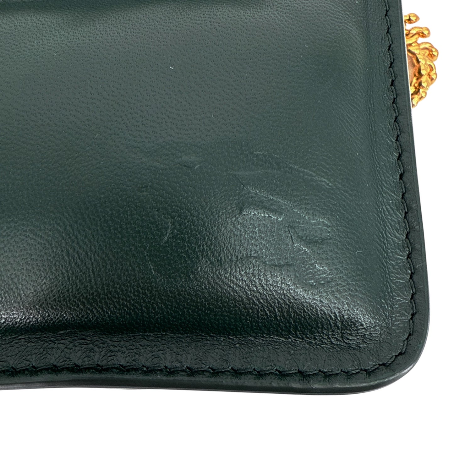 BURBERRY Snip Chain Bag Puffy Nappa Leather in Vine