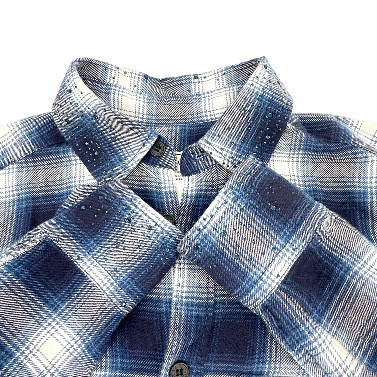 ZADIG & VOLTAIRE Tais Car Rhinestar Embellished Shirt XS