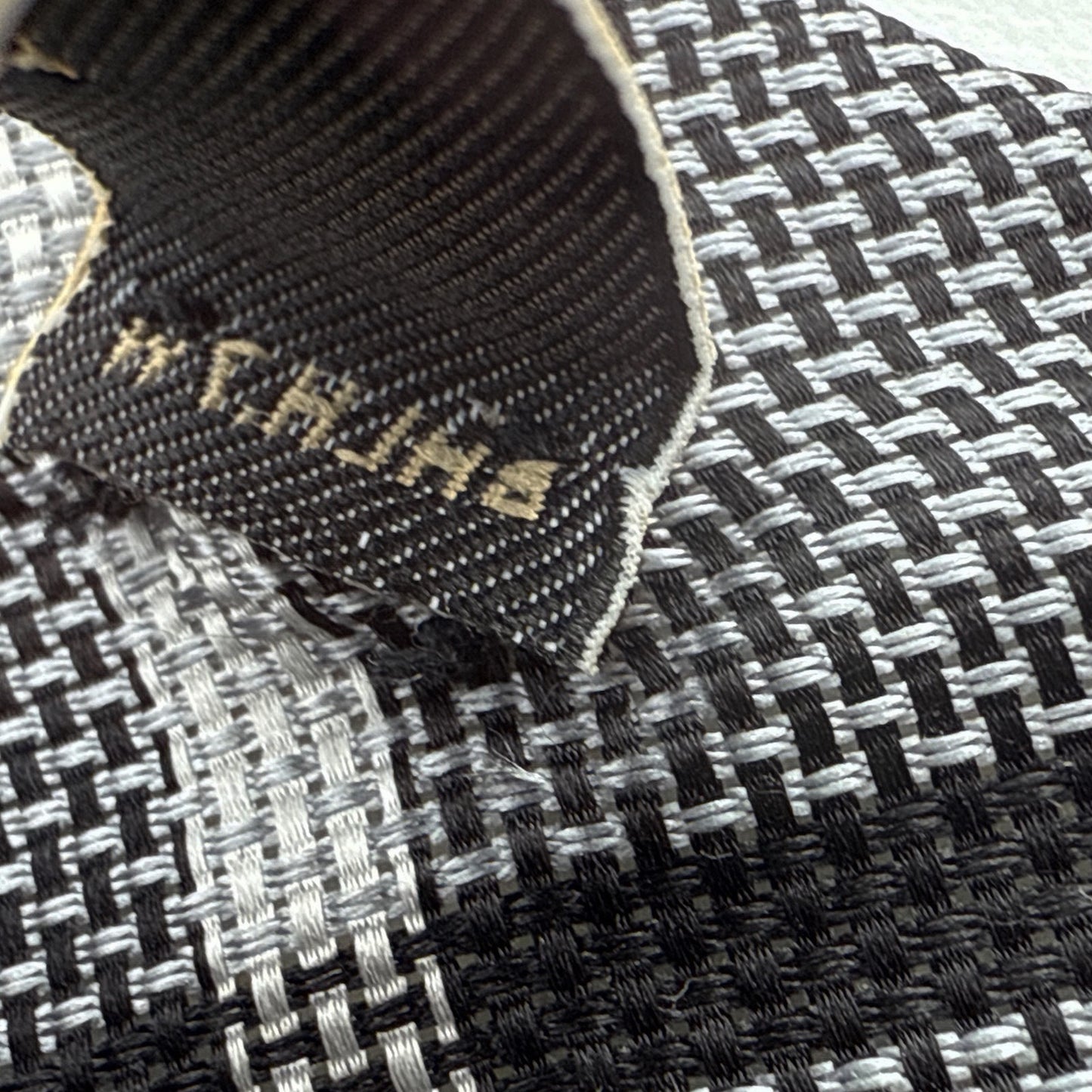 BURBERRY Manston Exploded Check Silk Tie in Charcoal