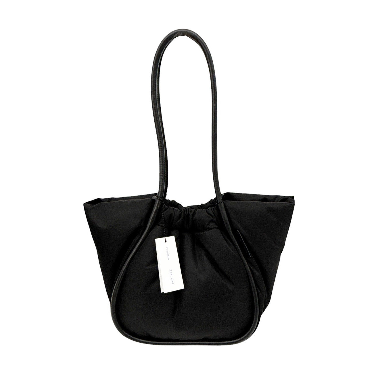 PROENZA SCHOULER Large Ruched Tote in Puffy Nylon in Black