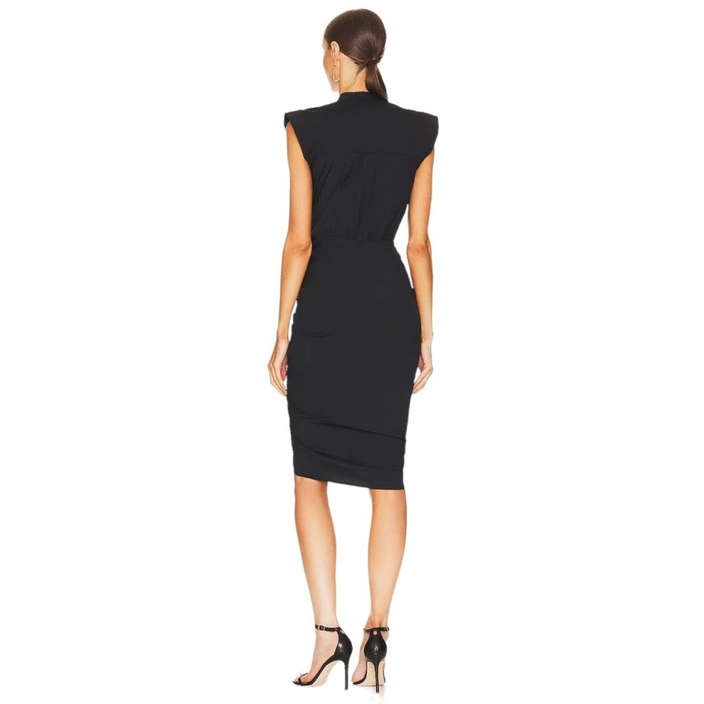 VERONICA BEARD Ruched Shirt Dress 0