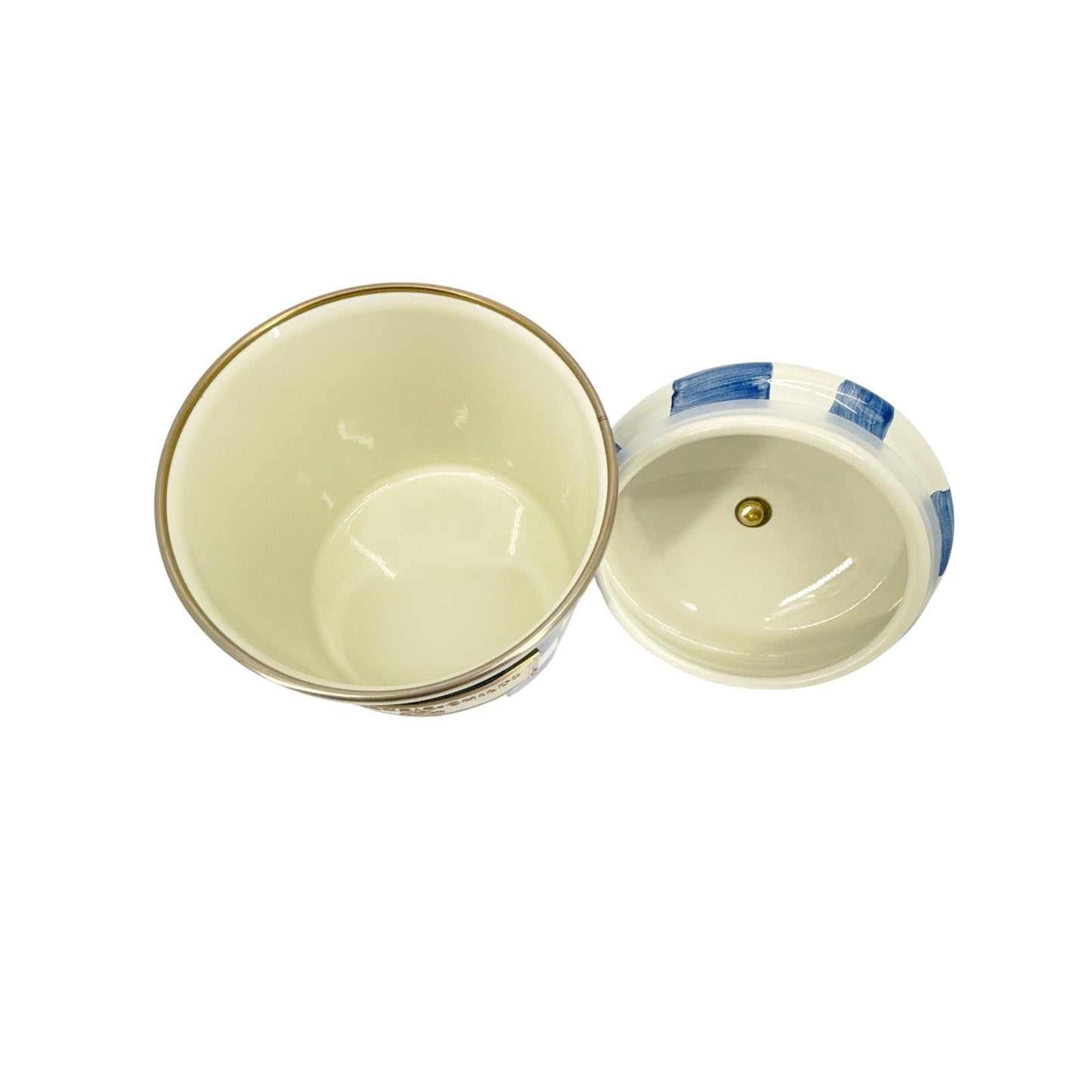 MACKENZIE-CHILDS Royal Check Canister Demi