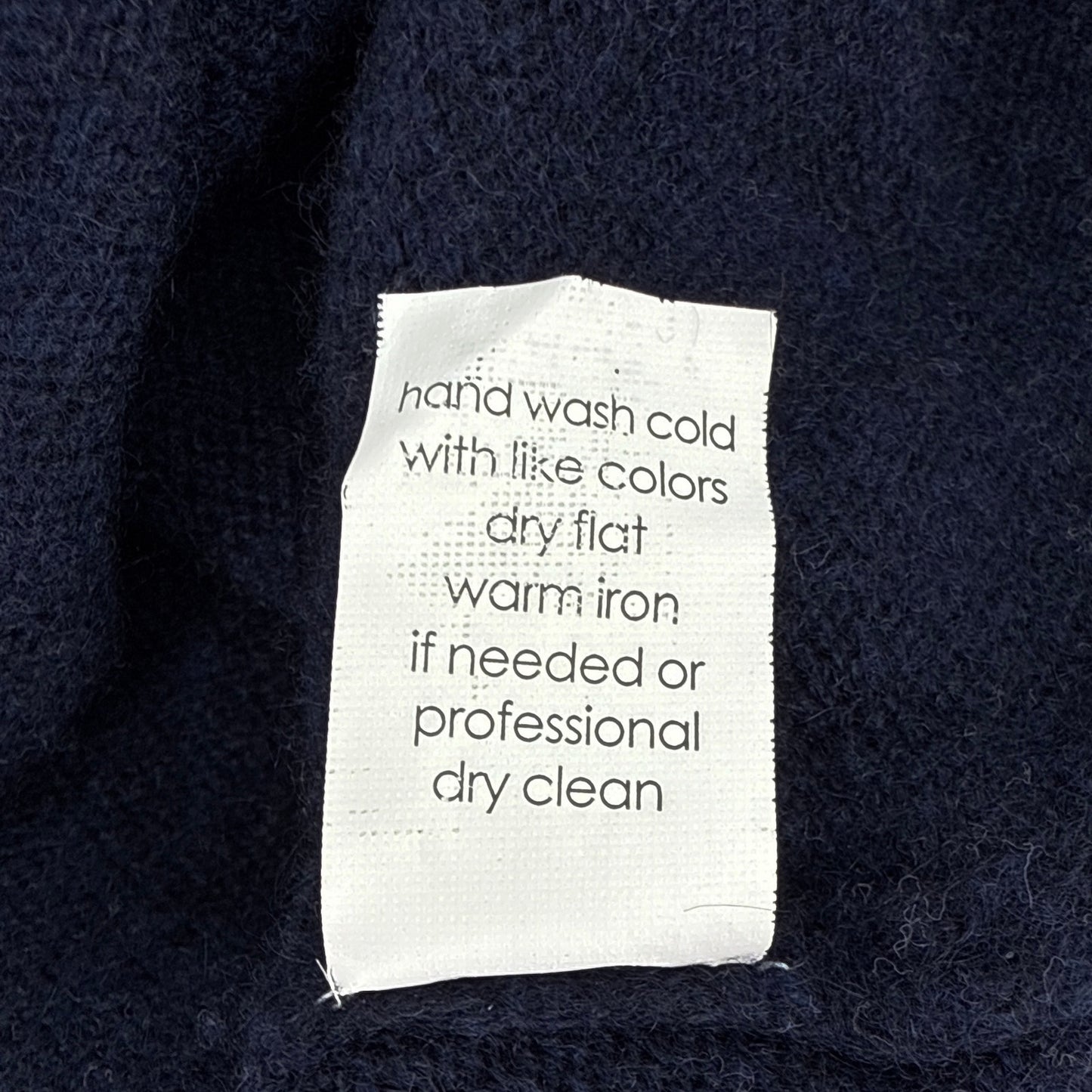27 MILES Cashmere V-Neck Sweater Navy XS