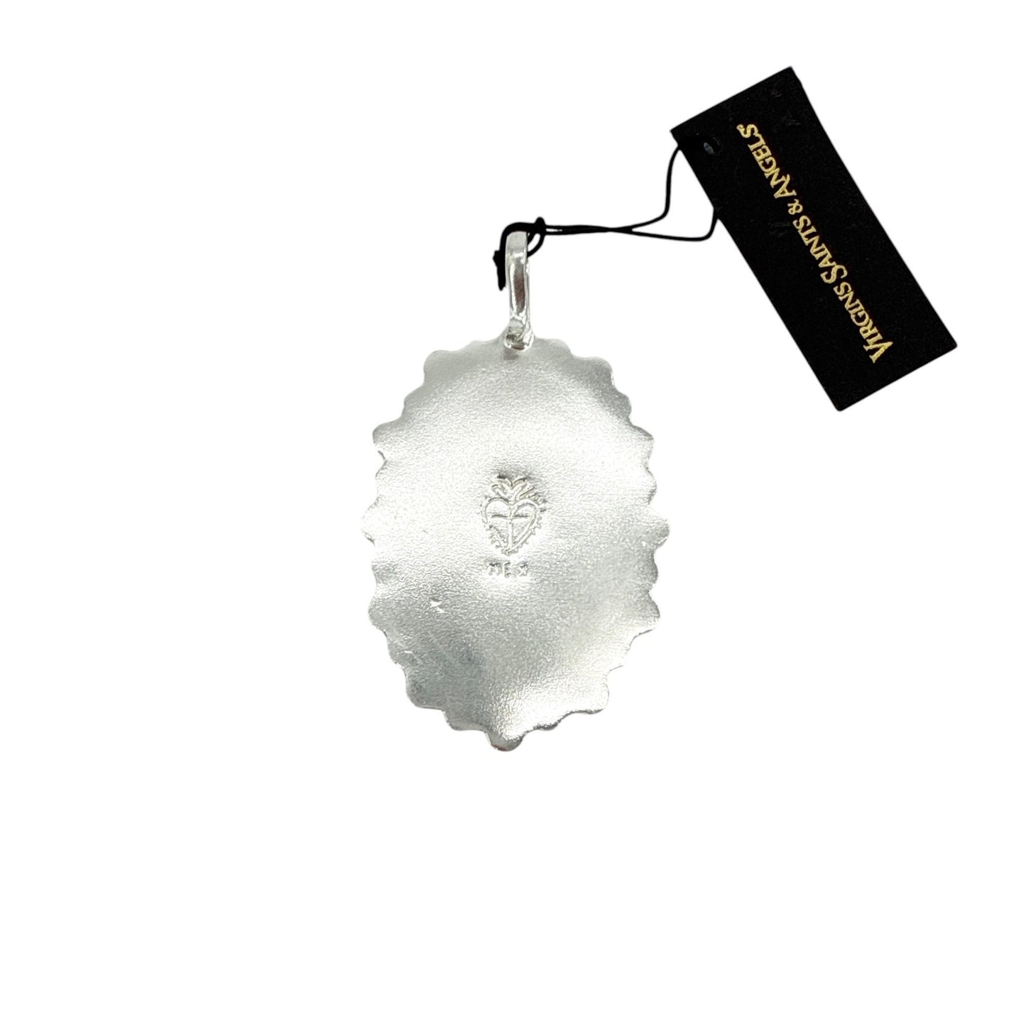 VIRGINS SAINTS & ANGELS VSA Milagrosa Medallion in Silver