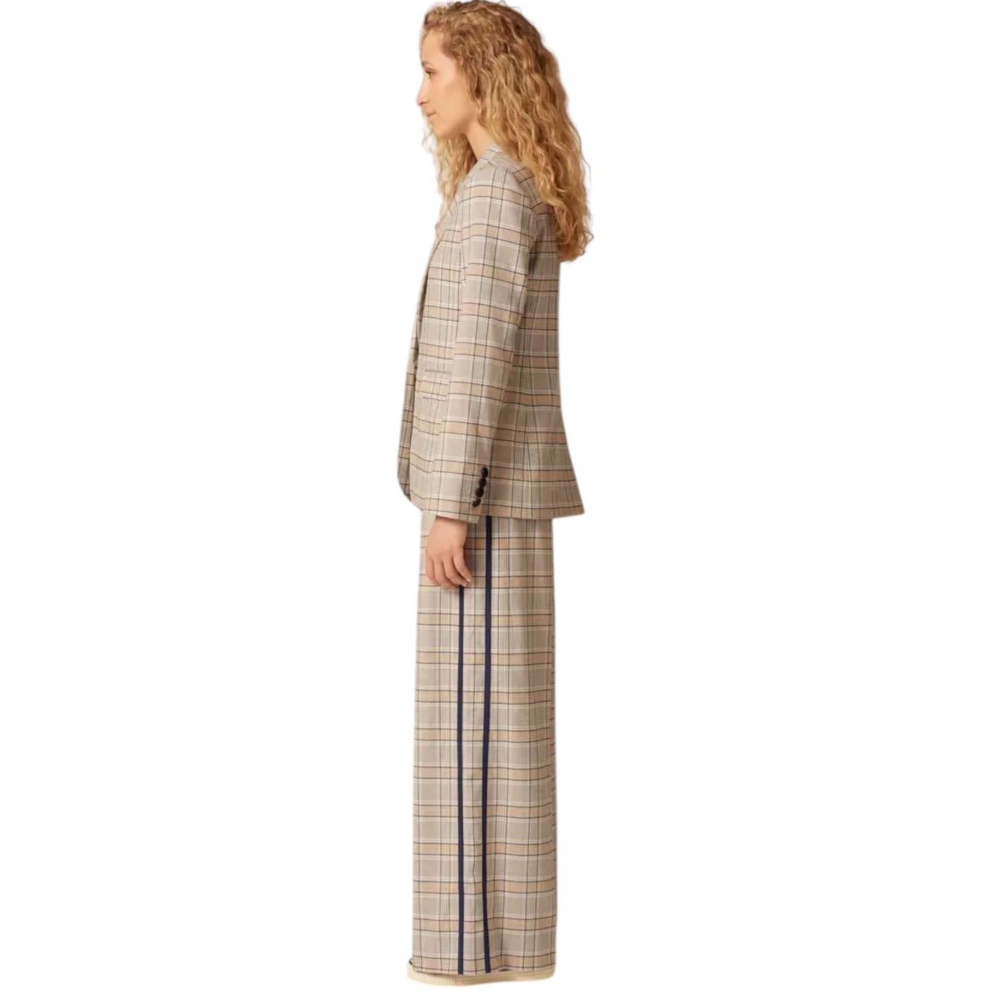 ME+EM Statement Check Boyfriend Blazer UK6|US2