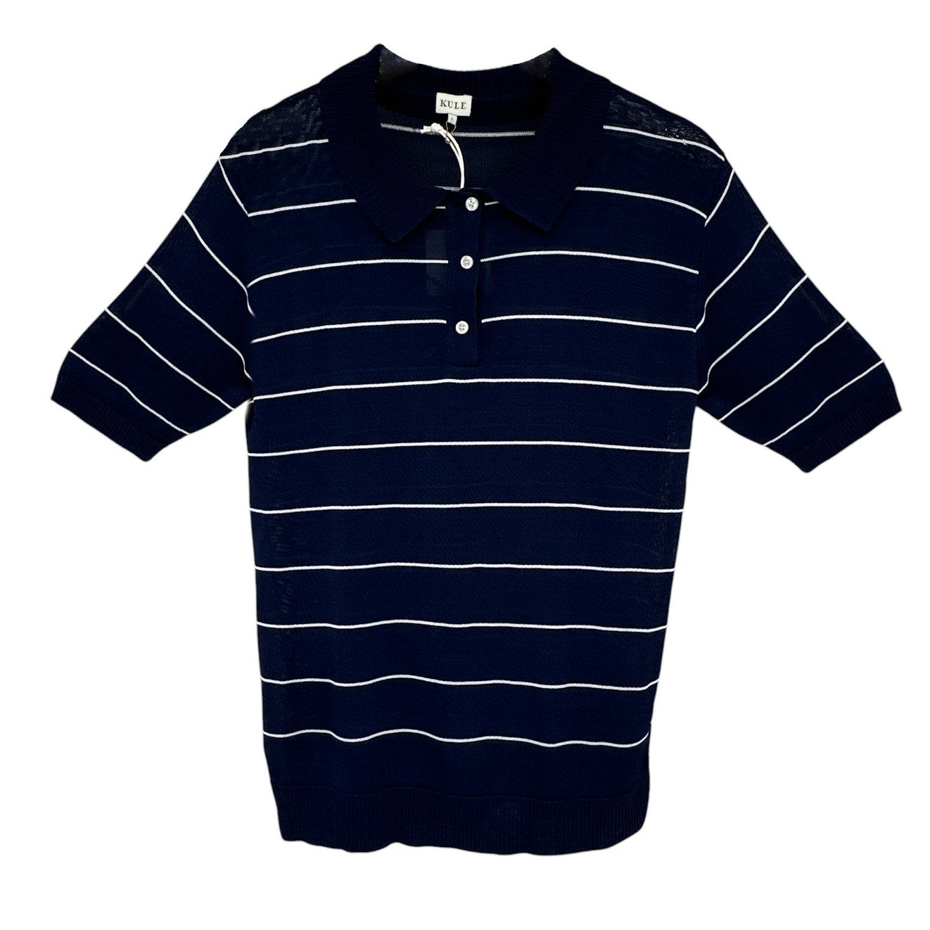 KULE Knit Polo Sweater L