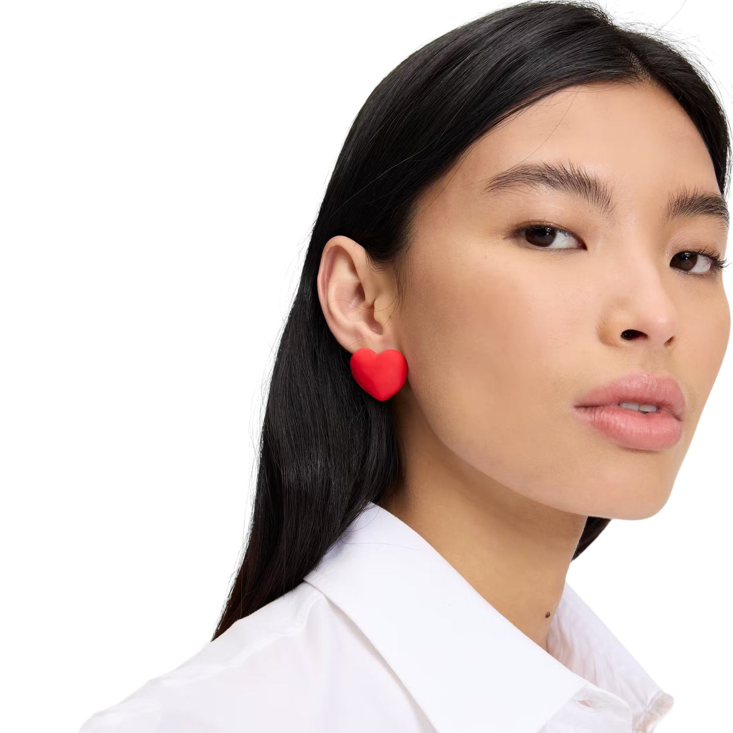KATE SPADE New York Heart You Statement Studs in Red