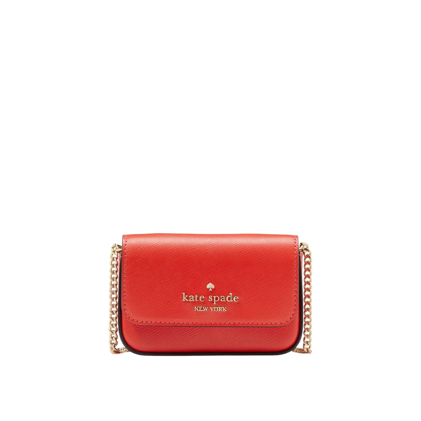 KATE SPADE New York Madison Card Case Crossbody in Tomato Slice