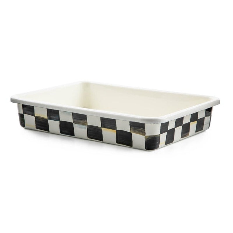 MACKENZIE-CHILDS Courtly Check 9" x 13" Baking Pan