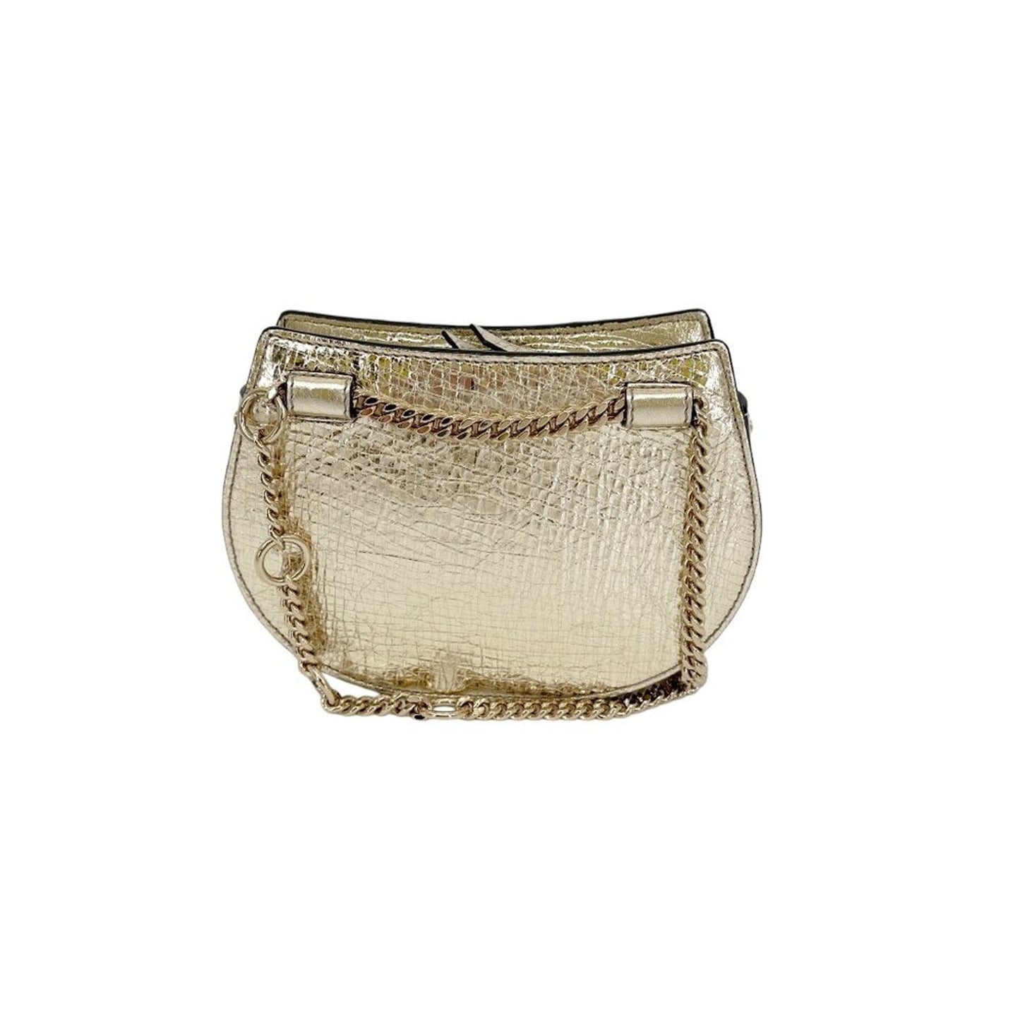 CHLOE Pixie Mini Belt Convertible Bag Metallic