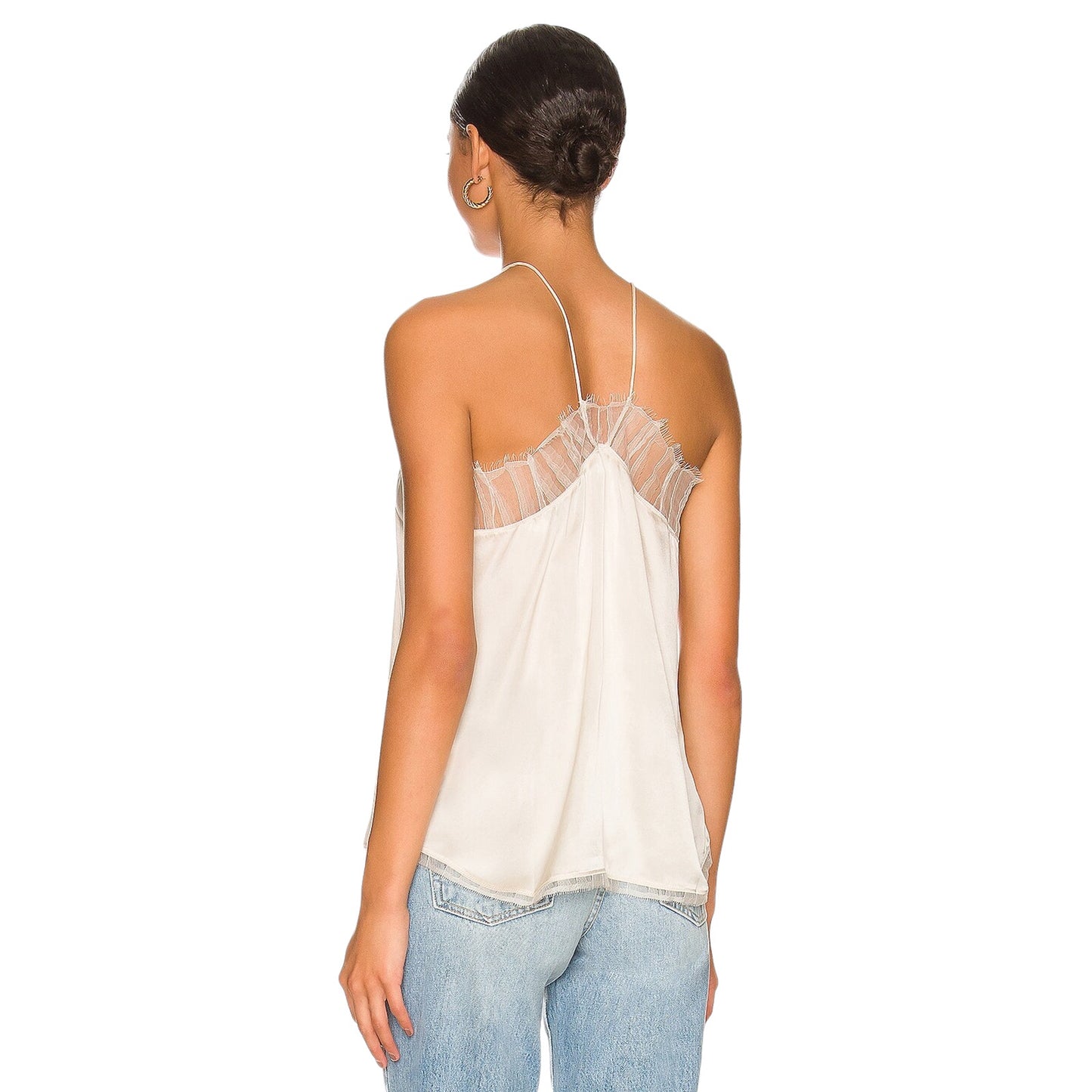 IRO Berwyn Silk Camisole in Ecru FR36|Small