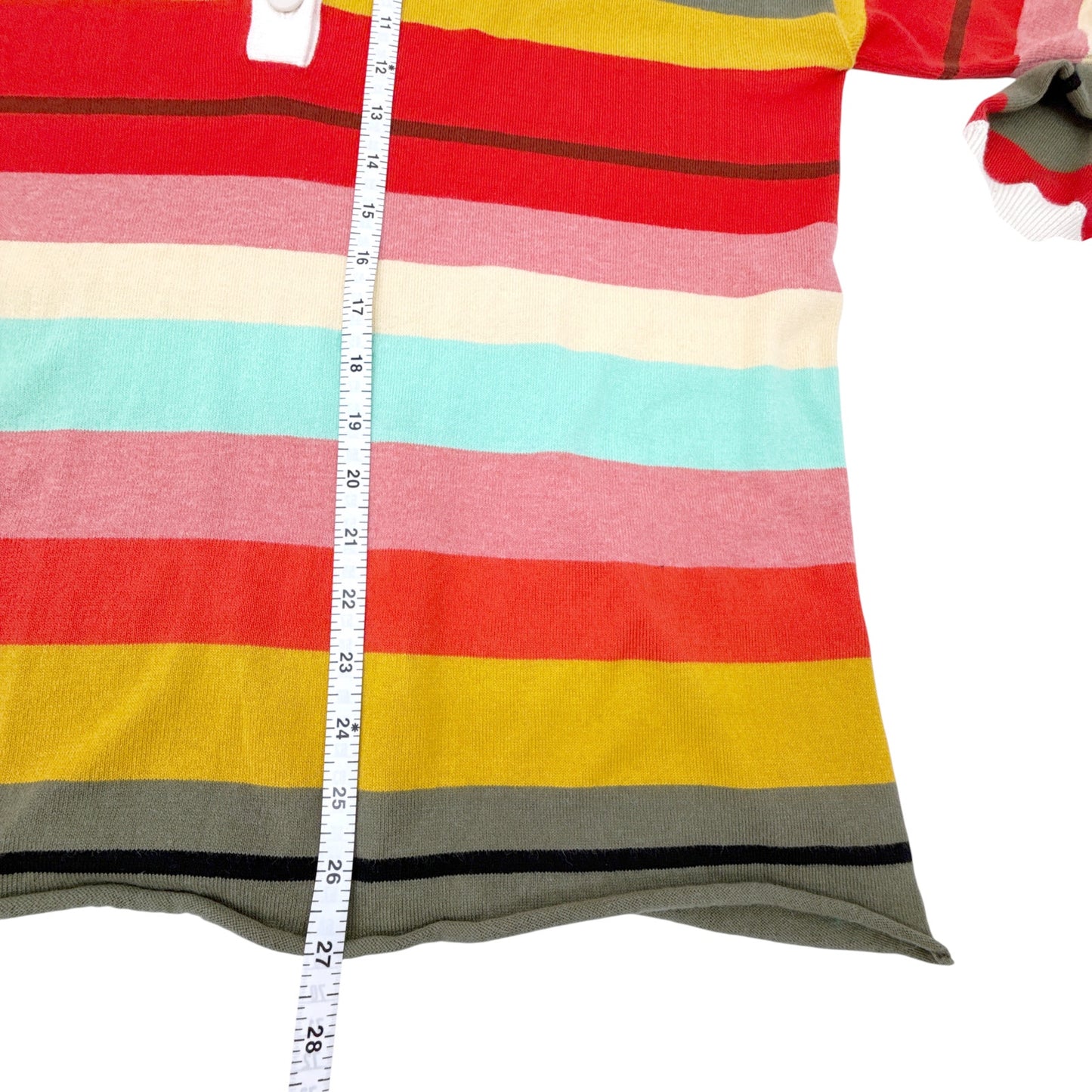 MOTHER The Penalty Kick Top in Rainbow XS