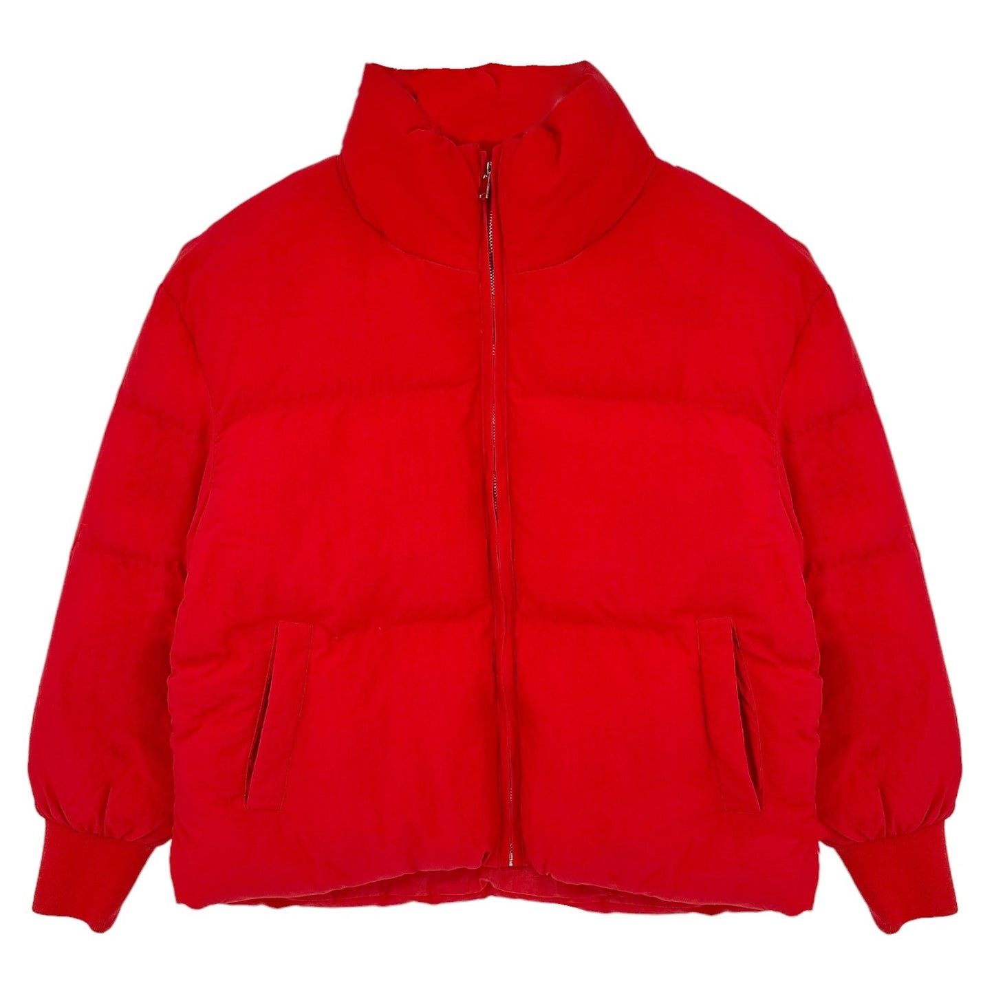 LOVERS+FRIENDS Jillian Puffer Jacket in Red XS