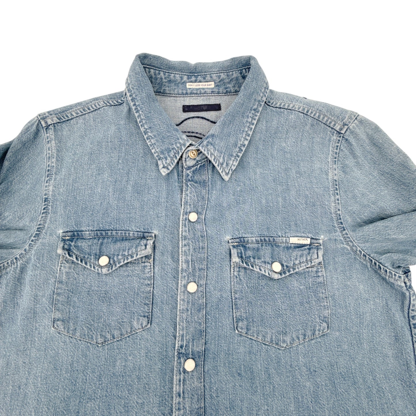 MOTHER The Honey Button-up Shirt in Take a Trip With Me M