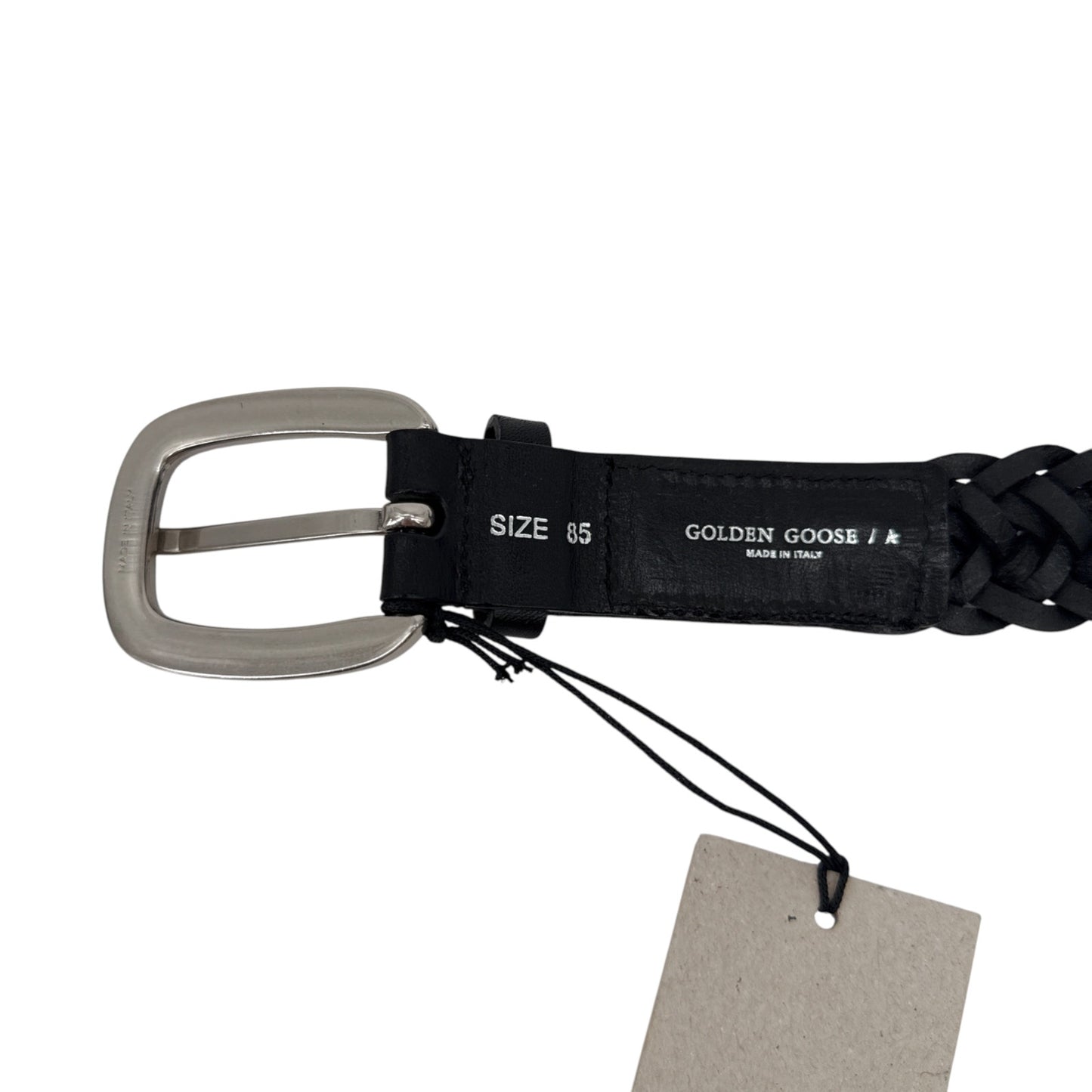 GOLDEN GOOSE Houston Belt in Black 85cm|34in