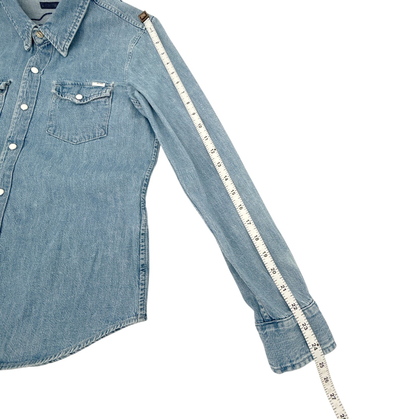 MOTHER The Honey Button-up Shirt in Take a Trip With Me M