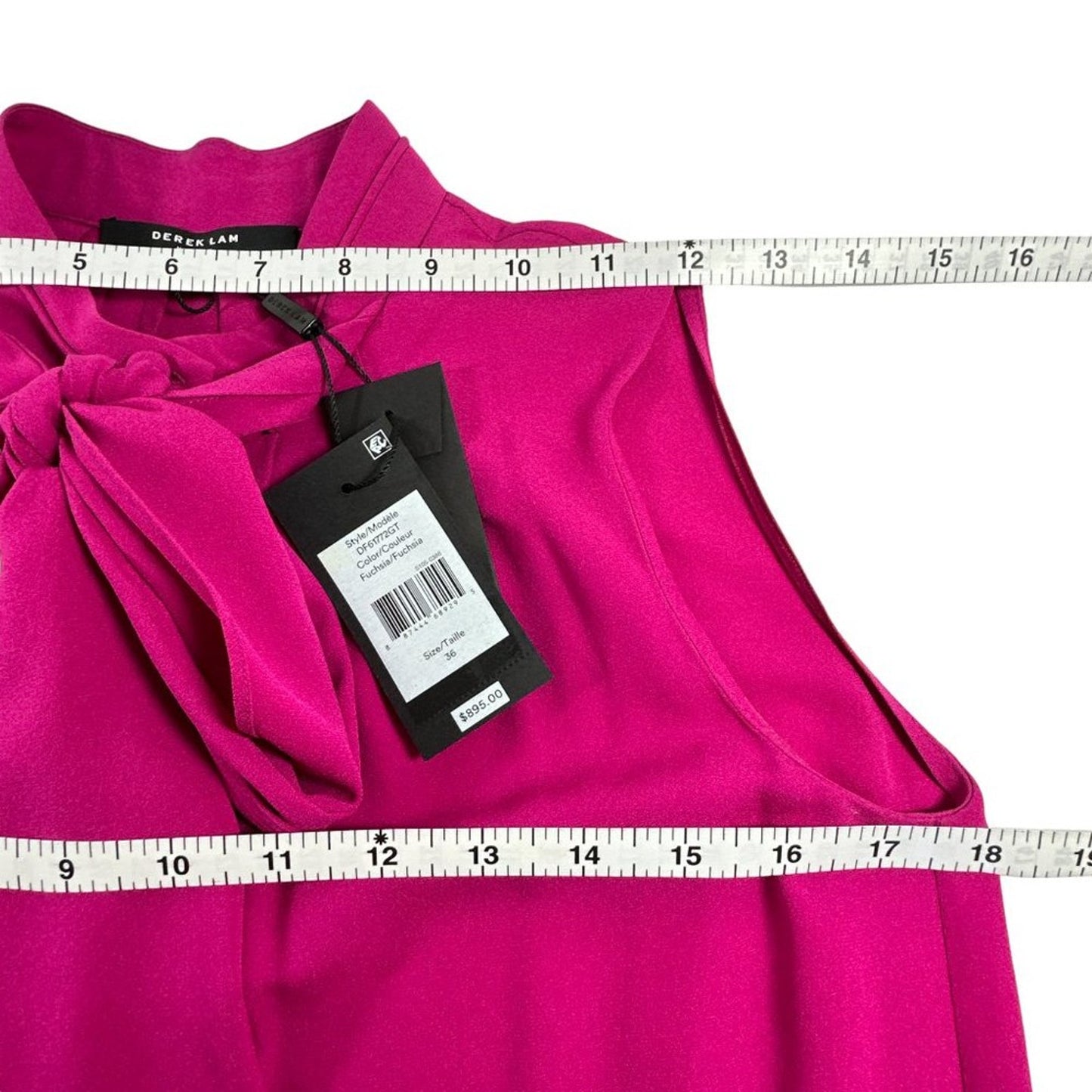 DEREK LAM Sleeveless Tie-Neck Blouse IT36