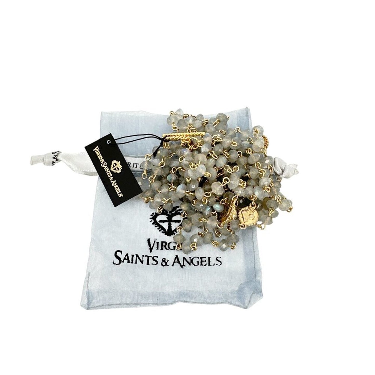VIRGINS SAINTS & ANGELS VSA Magdalena 6mm Lux Labradorite & Gold