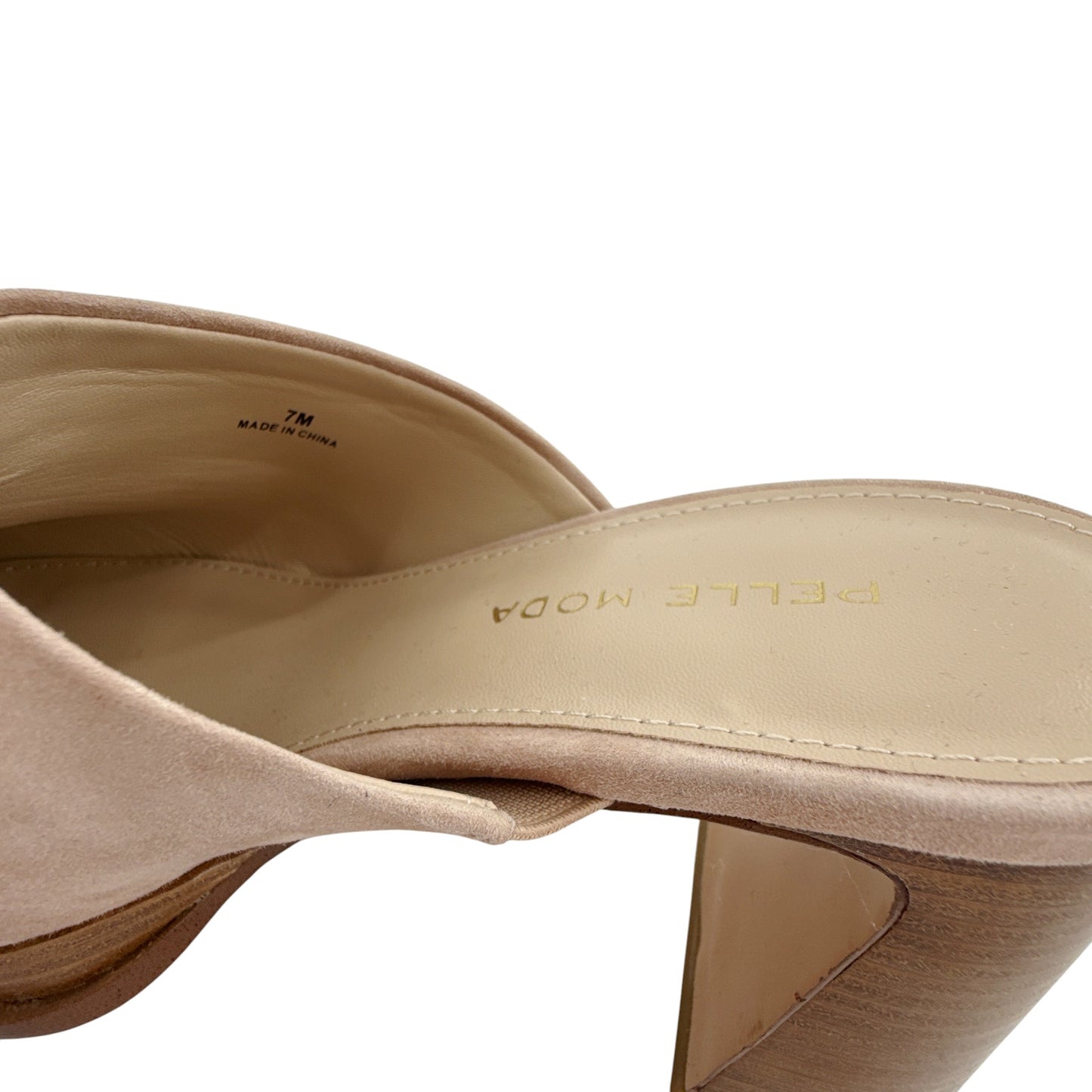 PELLE MODA Dilani Platform in Blush Kid Suede 7