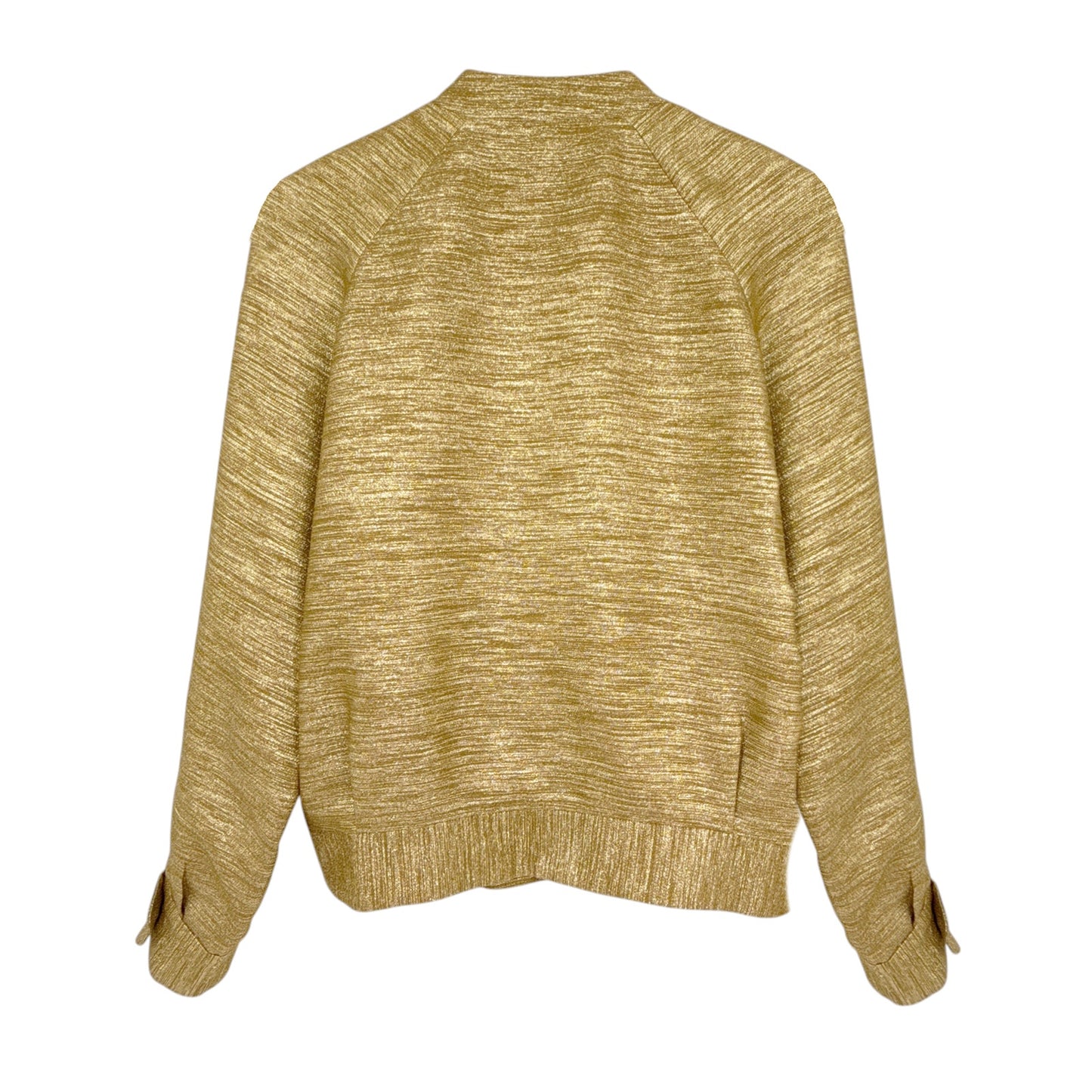 SEZANE Archie Jacket in Gold Viscose FR34|XS