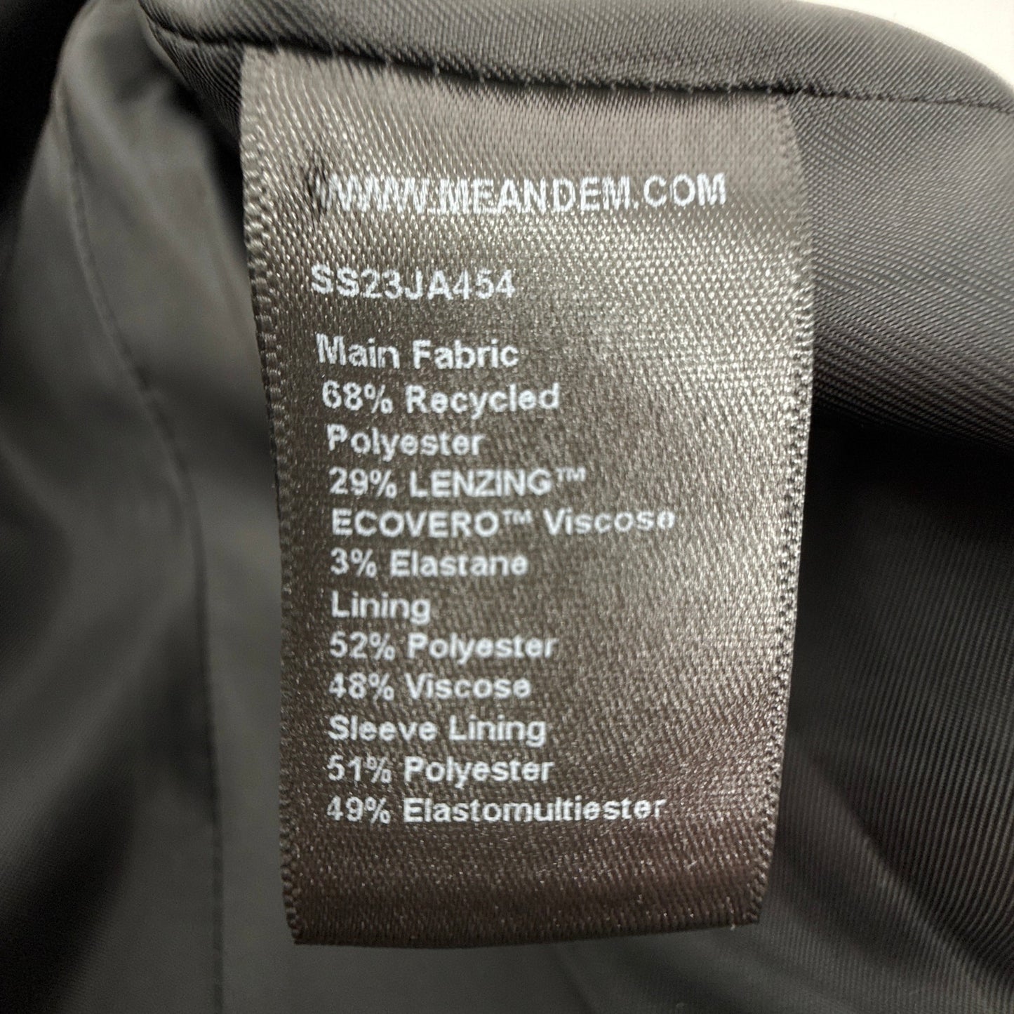 ME+EM Pop Check Boyfriend Jacket Pink/Black/Rust US6|S