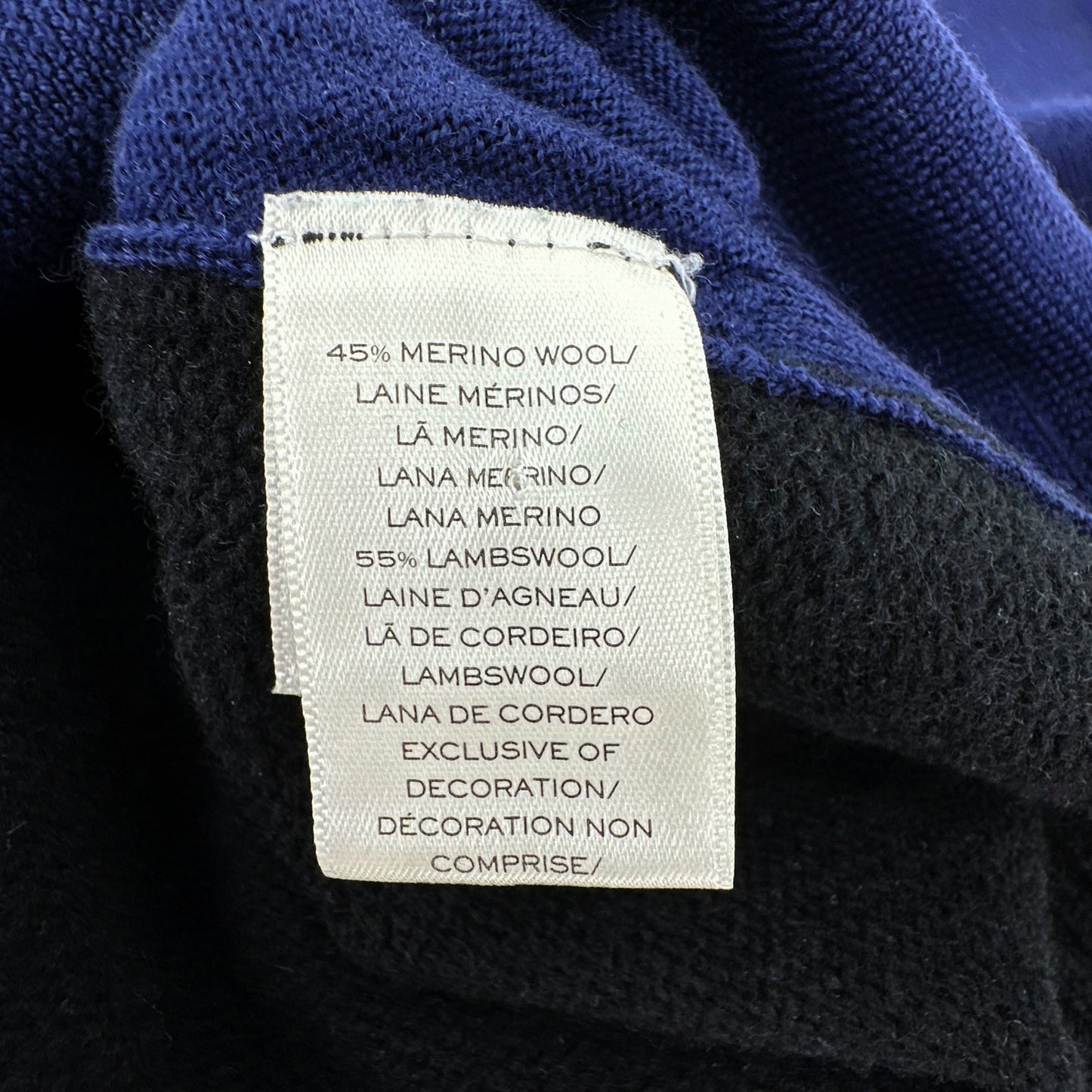 MARC JACOBS The DIY Wool Sweater in Navy S