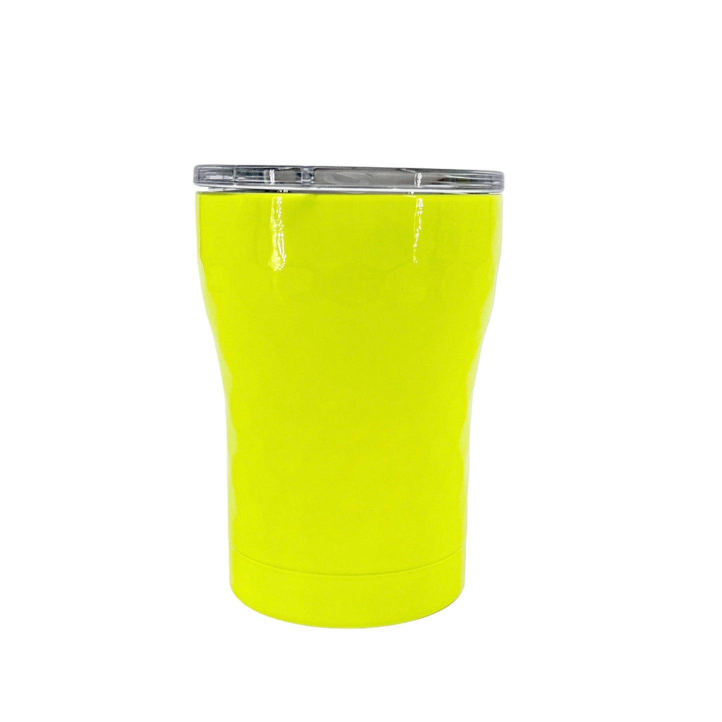 SIC Cup 12 oz Neon Yellow Dimpled Golf