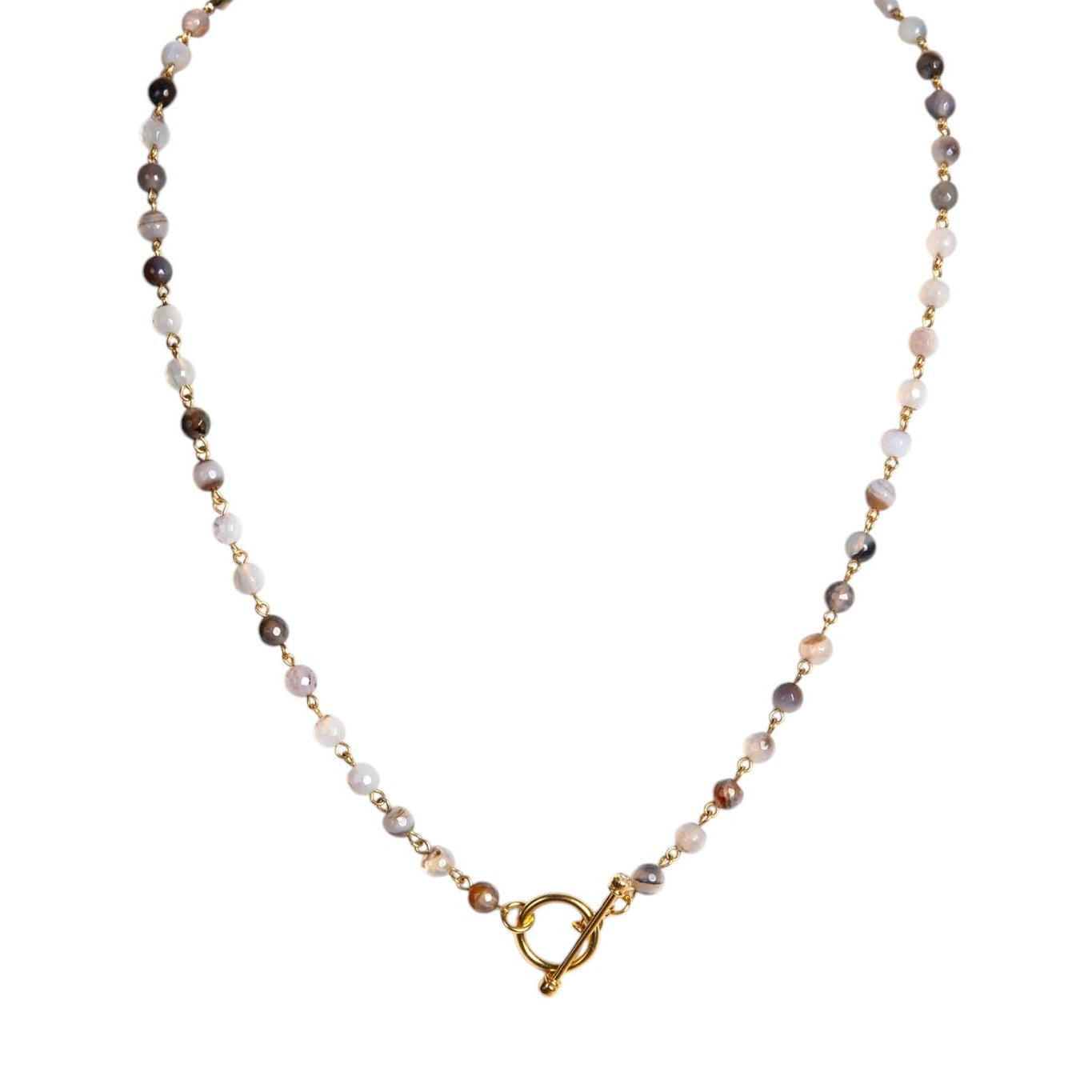 VIRGINS SAINTS & ANGELS VSA Delfina 6mm Lux Mixed Multi Quartz & Gold