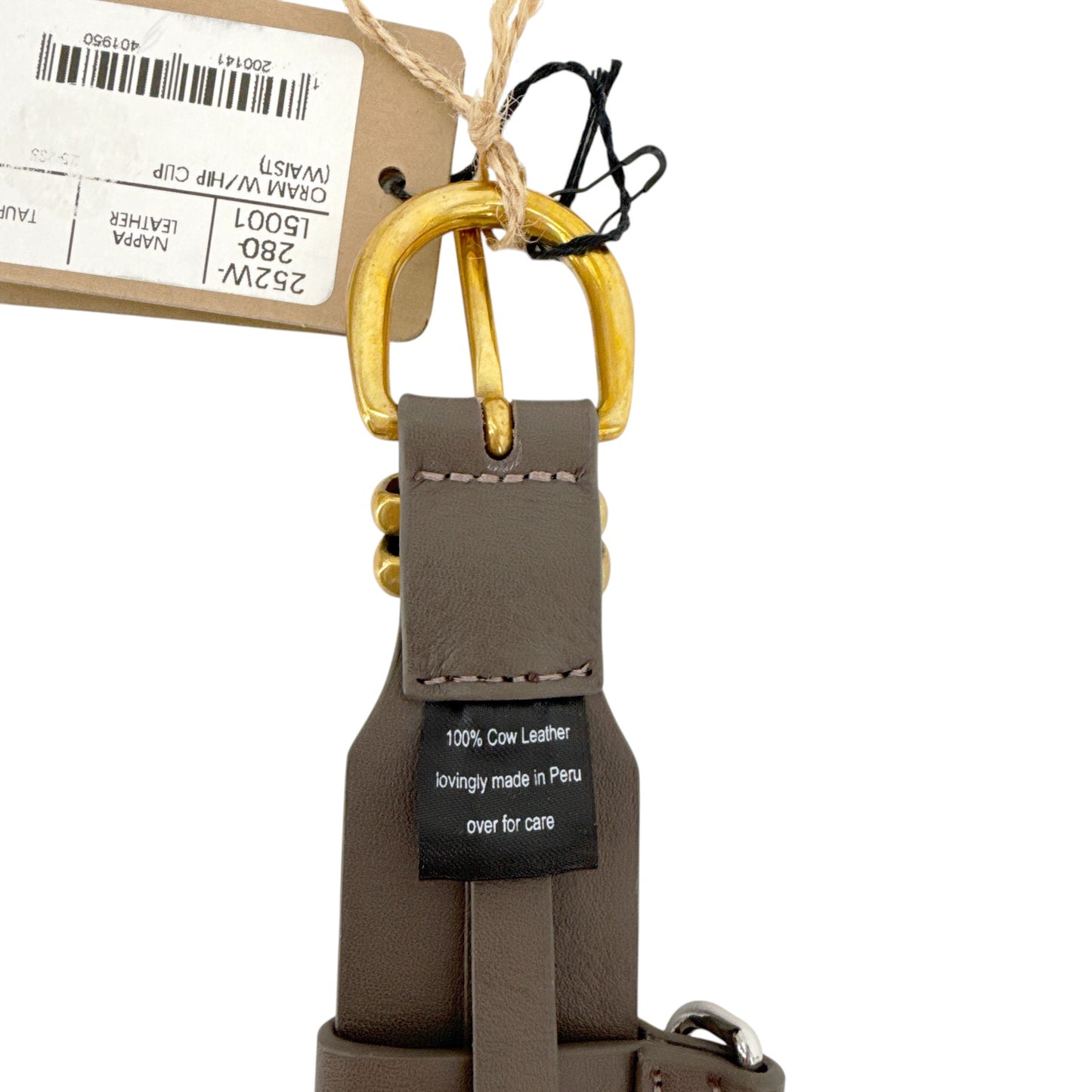 RACHEL COMEY Oram with Hip Clip Belt (Waist) in Taupe S