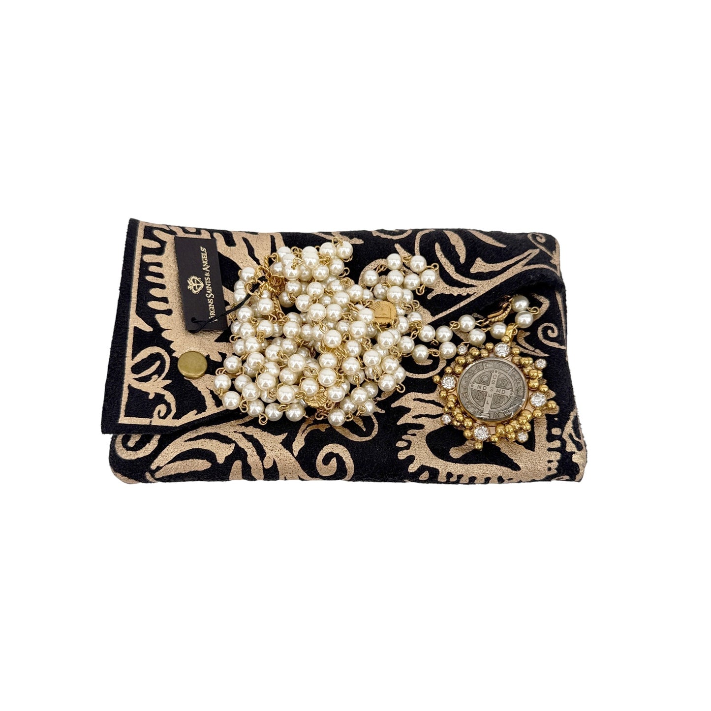 VIRGINS SAINTS & ANGELS VSA Magdalena Pearl Cream Cloister San Benito Medallion