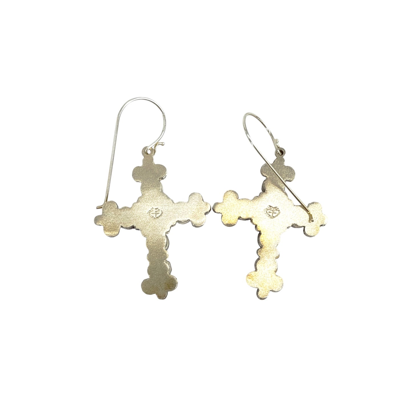 VIRGINS SAINTS & ANGELS VSA Addie Earrings Silver & Fuchsia Pink