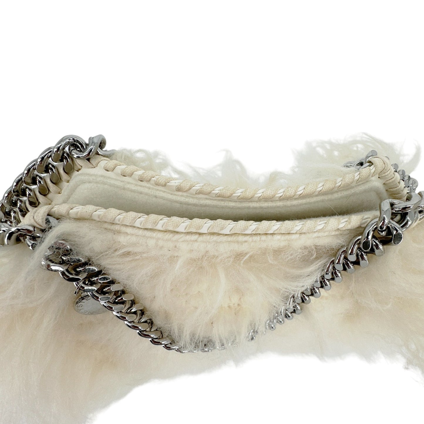 STELLA McCARTNEY Falabella Mini Furry Tote Bag