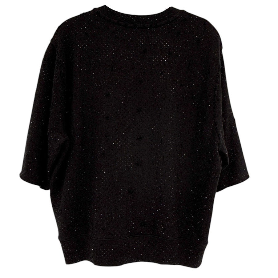 ZADIG & VOLTAIRE Edmond MO Destroy Strass Rhinestone T-Shirt XS/S