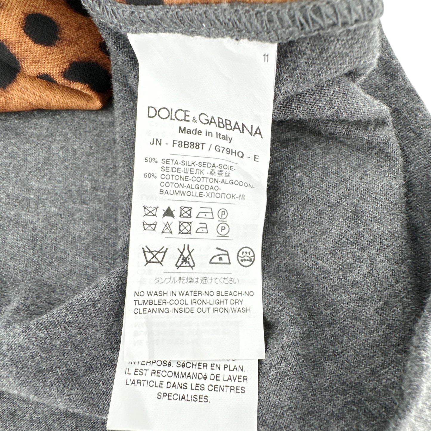 DOLCE & GABBANA Silk Blend Tank IT42