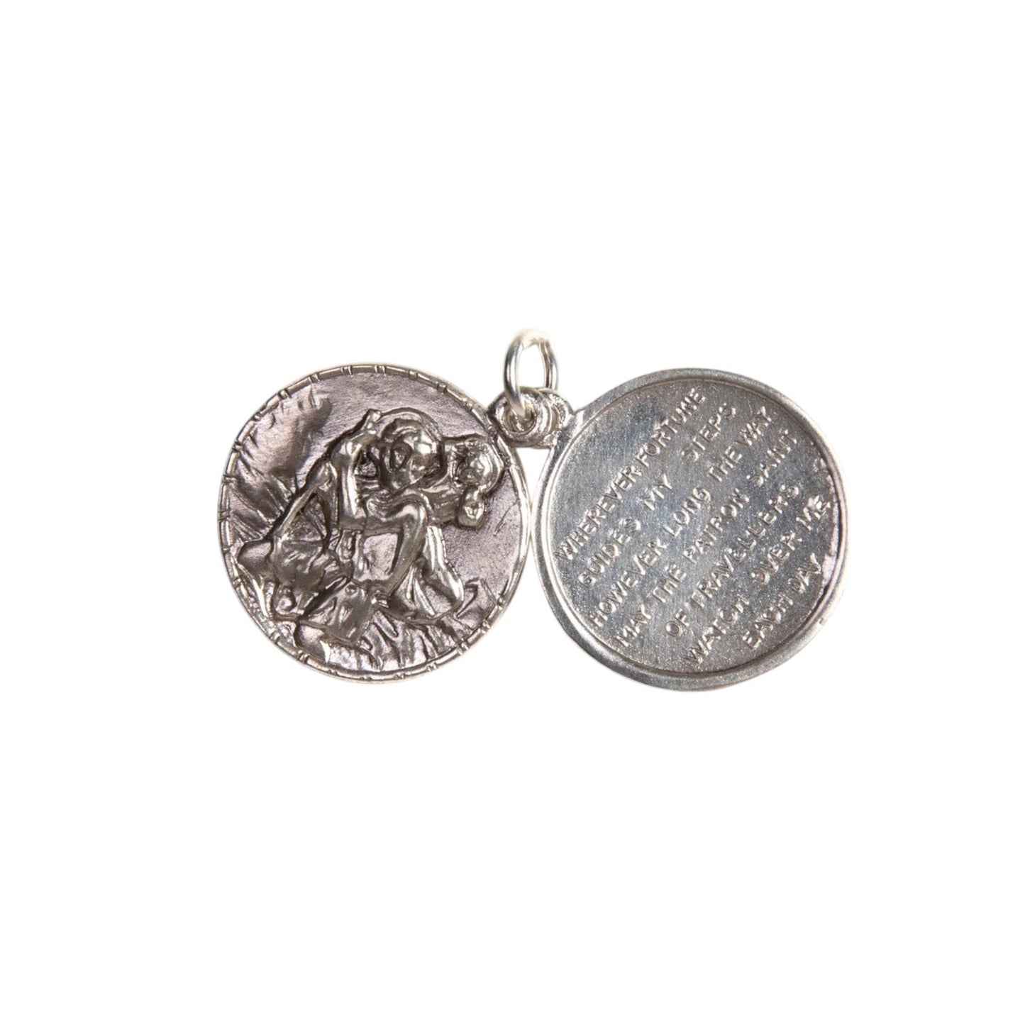 VIRGINS SAINTS & ANGELS VSA Saint Christopher Locket in Silver