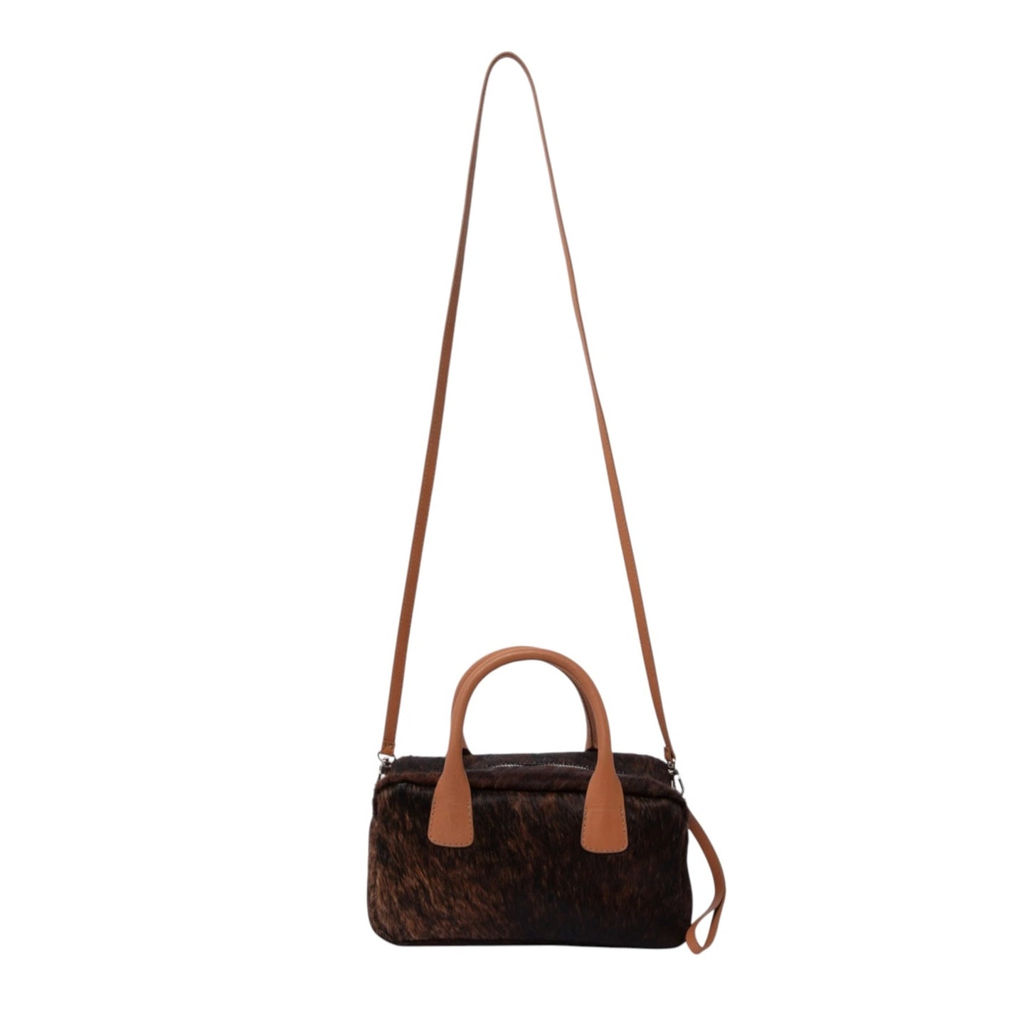 RACHEL COMEY Brynd Small Box Bag in Umber Calf Hair
