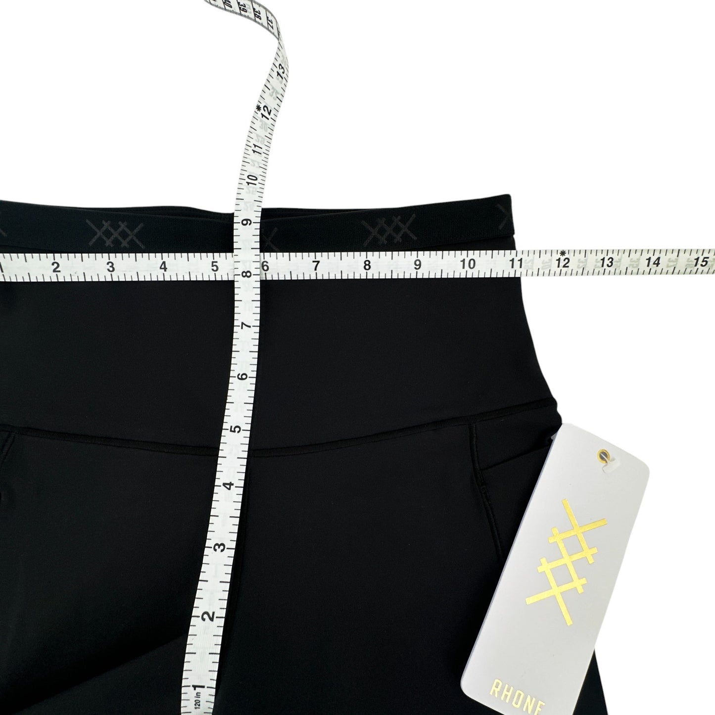 RHONE Banded Hi-Form 7/8 Pocket Legging in Black XS