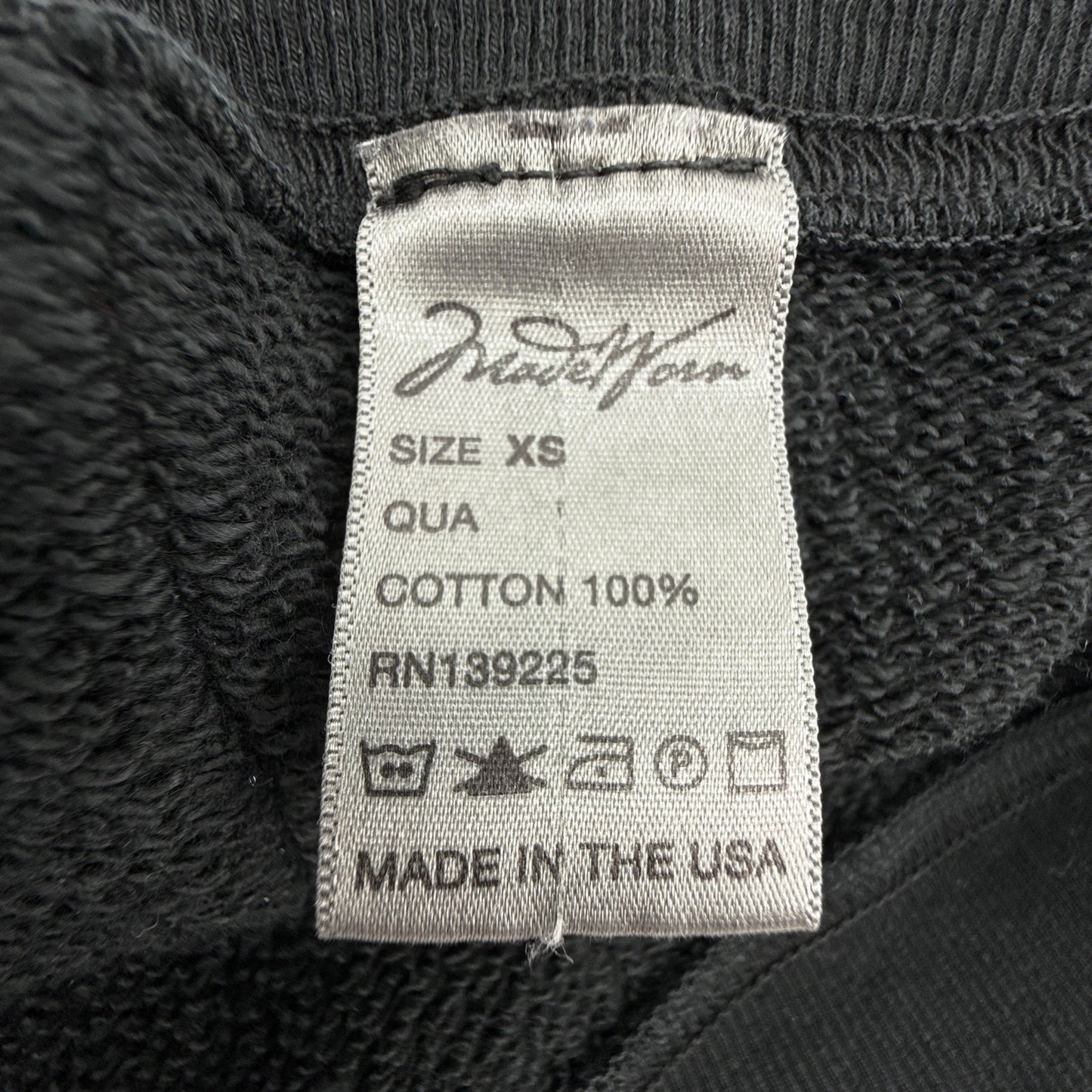 MADEWORN Peace Now Zip Hoodie XS