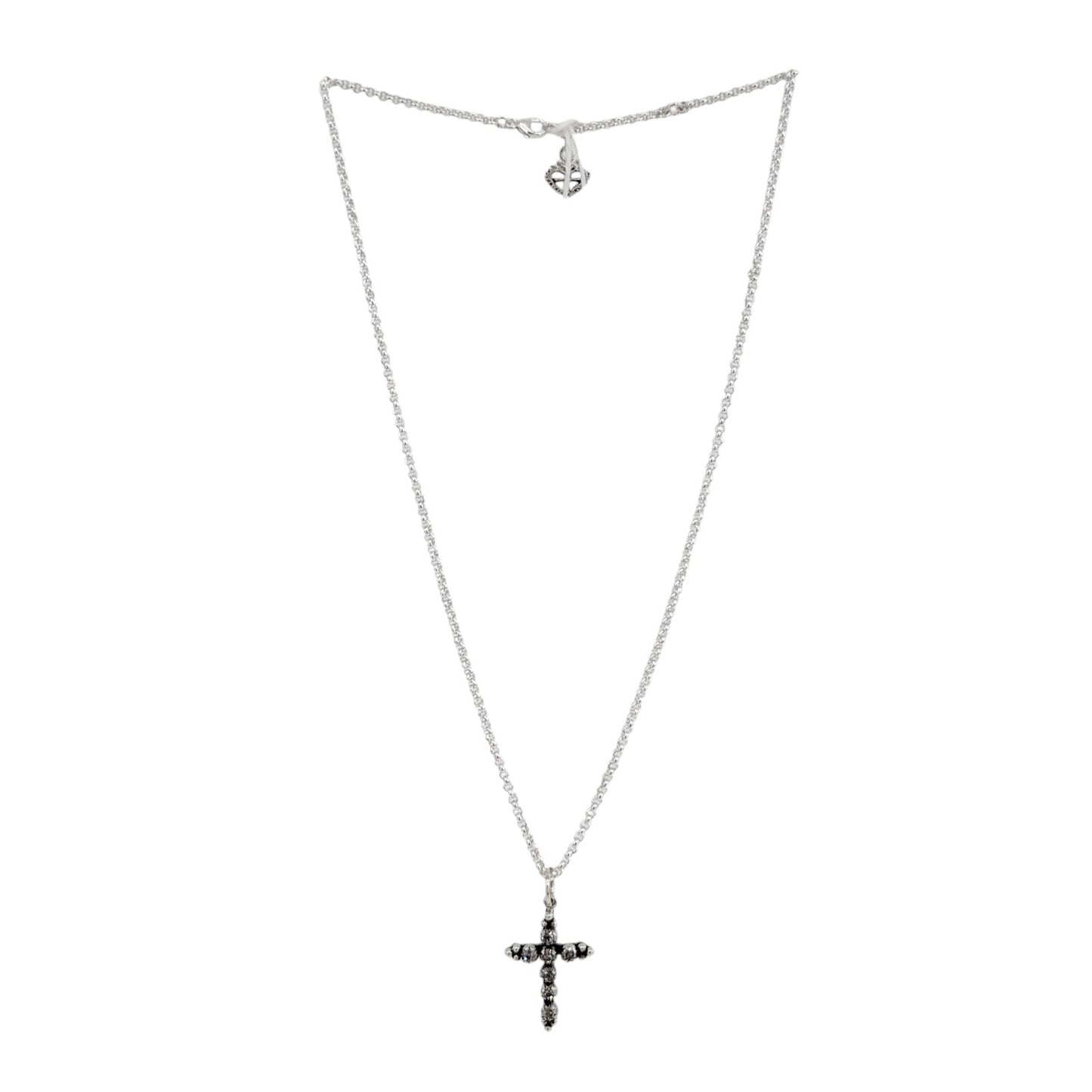 VIRGINS SAINTS & ANGELS VSA Madonna Cross Sterling Silver Necklace