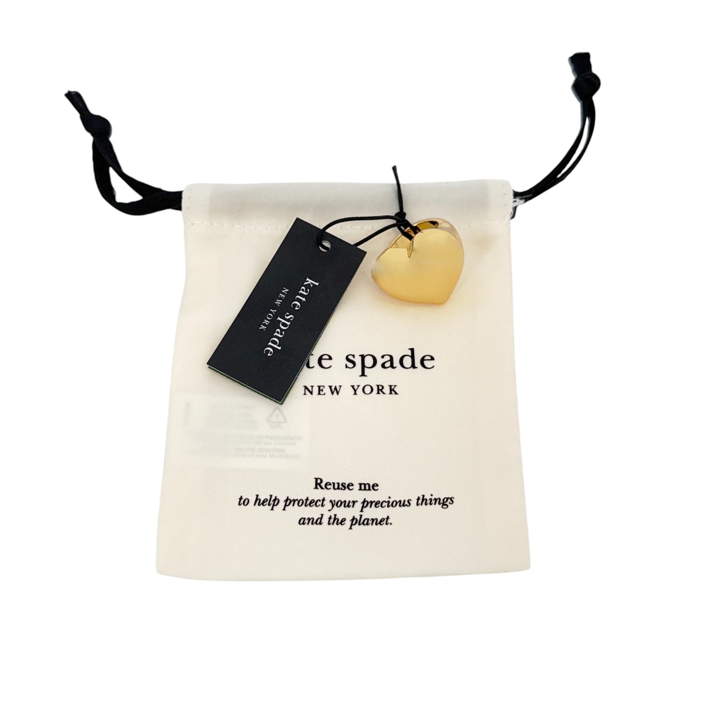 KATE SPADE Heart You Statement Ring in Gold 6