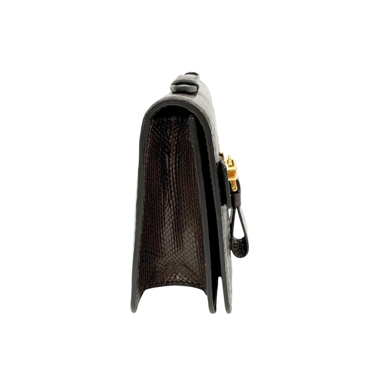 TOM FORD Jennifer Python Clutch Bag with Strap in Graphite