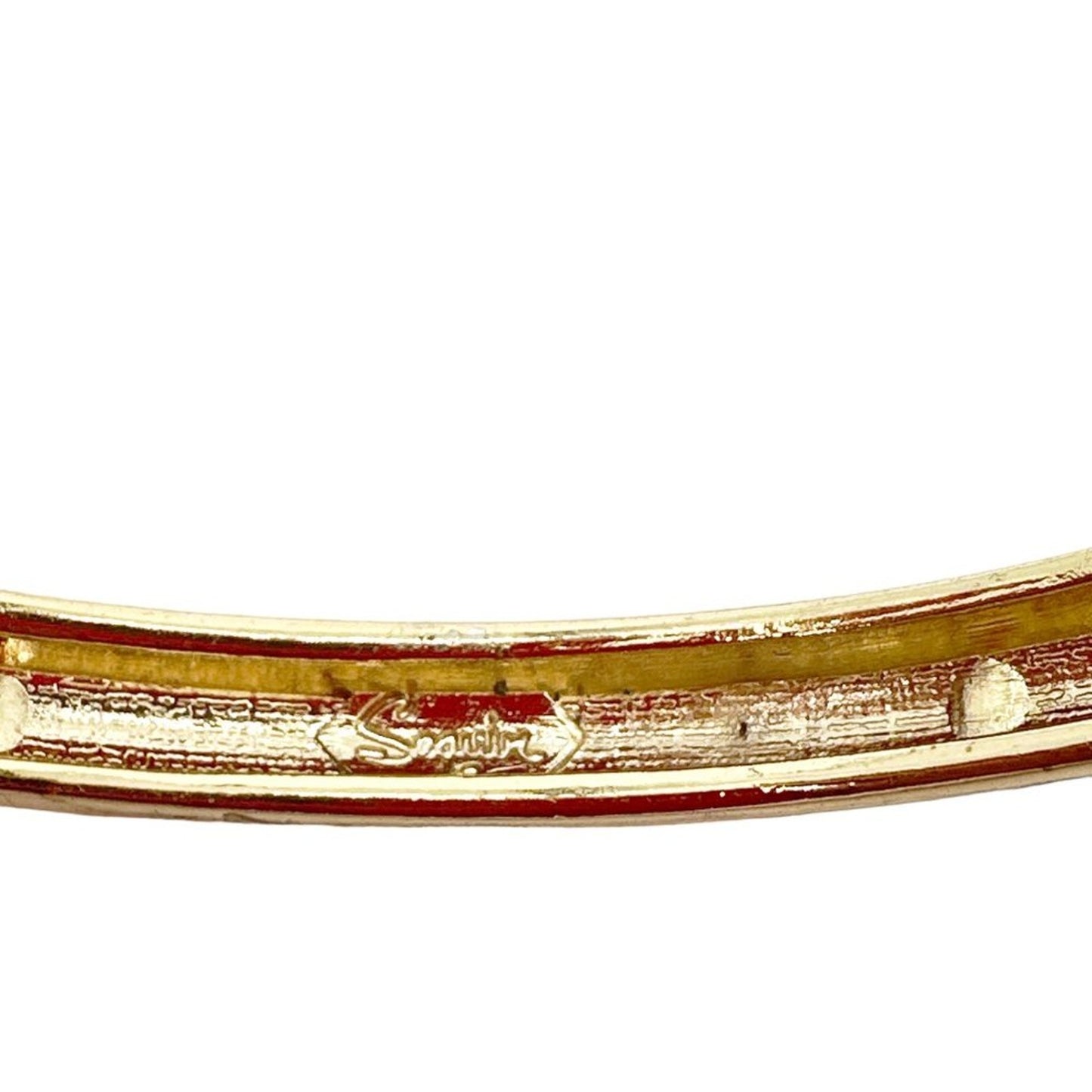 SEQUIN by NORDSTROM Enamel & Crystal Hinged Bangle Bracelet Set of 5