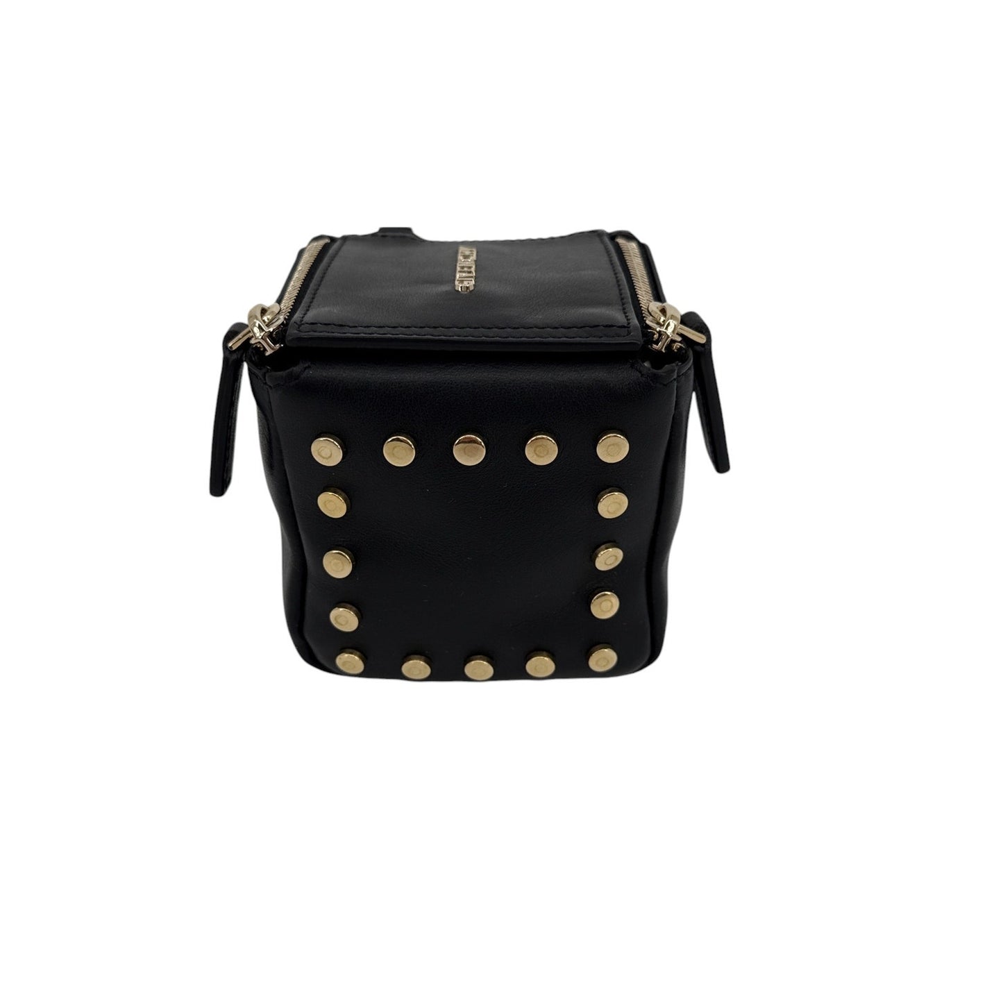 GIVENCHY Mini Pandora Cube Leather Pouch Bag with Crossbody Webbing Strap